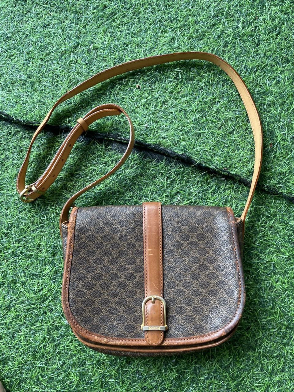 Celine Authentic Celine Monogram Crossbody Bag Size ONE SIZE - 1 Thumbnail