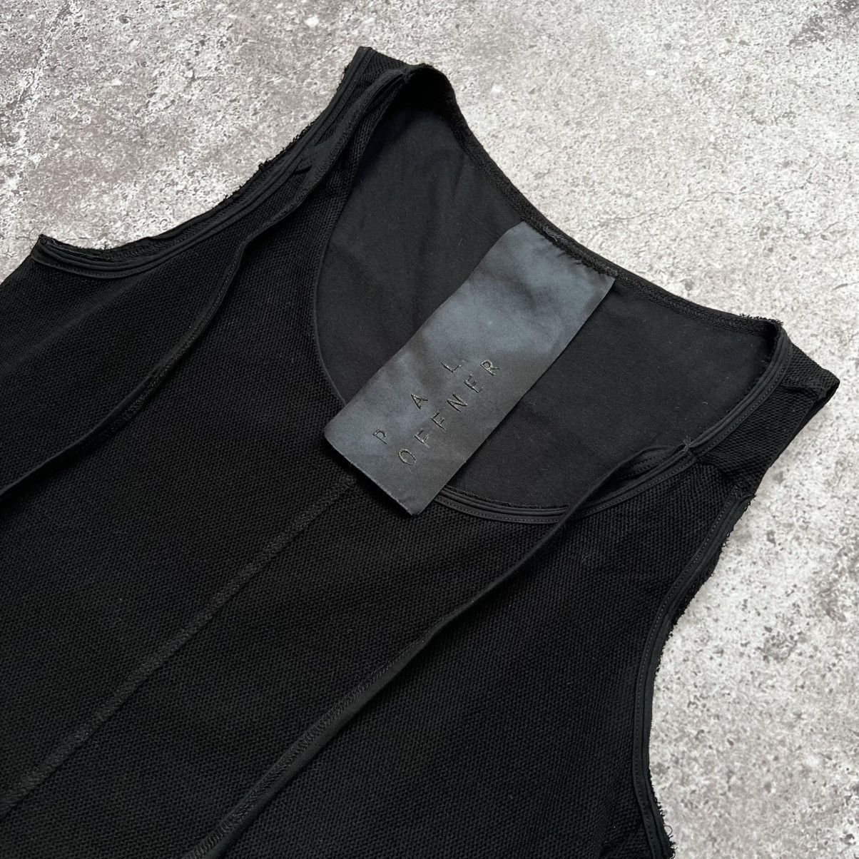 PAL OFFNER PAL OFFNER Double Layer Mesh Tank Top Black Size S / US 4 / IT 40 - 2 Thumbnail