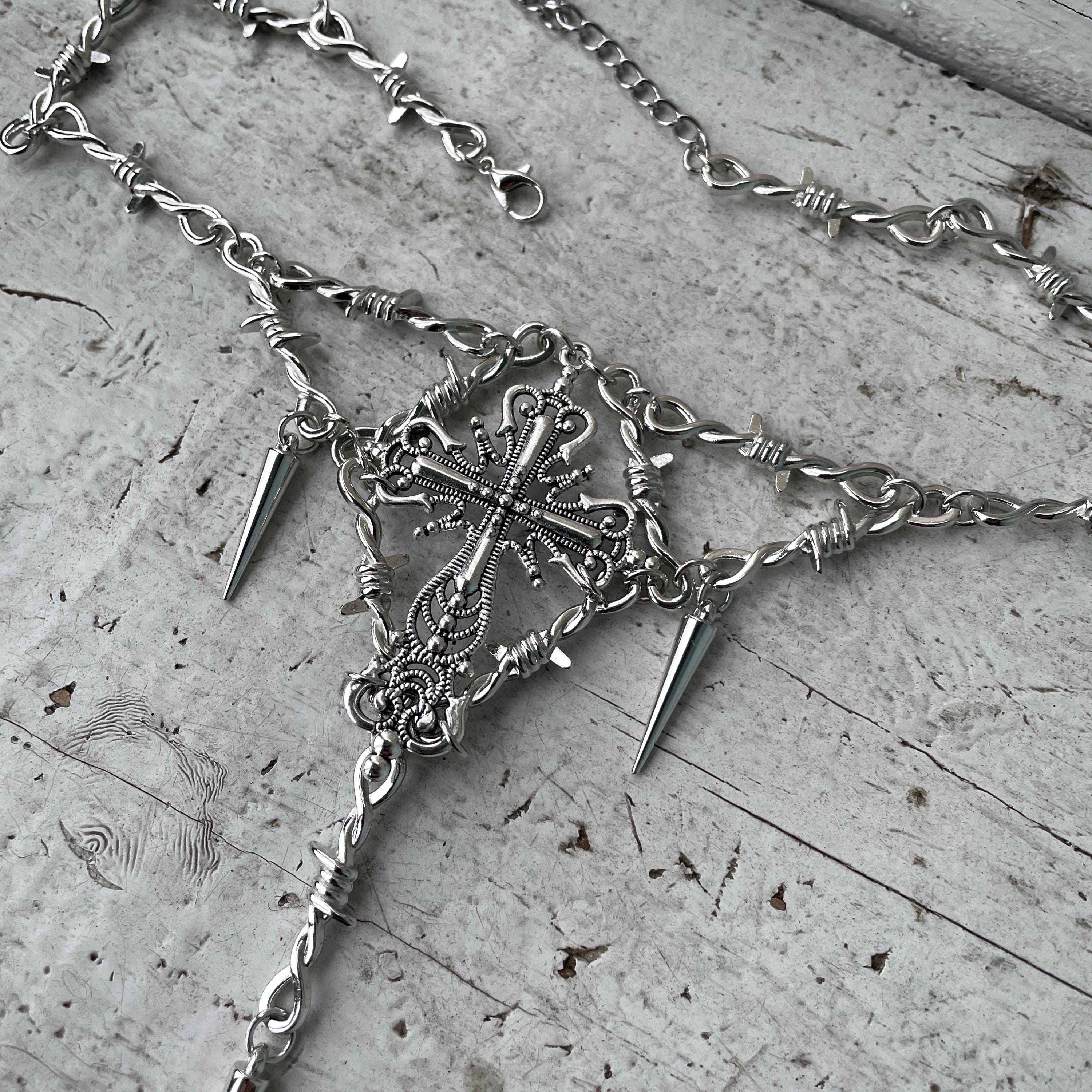 アクセサリー 00s archive cross necklace gunda handmad reverie