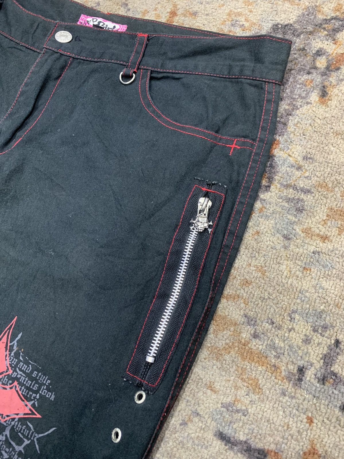 Japanese Brand × Le Grande Bleu (L.G.B.) 😈 BINDING OFFER 😈Japanese Bondage Mad punk gothic spider Size US 30 / EU 46 - 9 Thumbnail