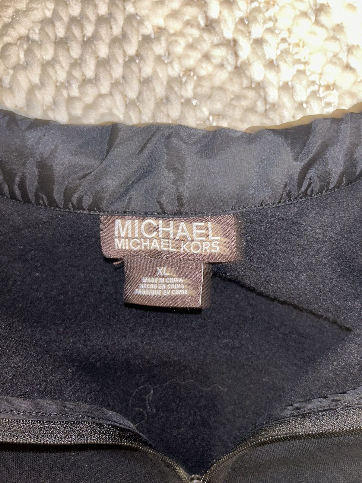 Michael Kors Michael Kors Black Quarter Zip Pullover XL Size US XL / EU 56 / 4 - 3 Thumbnail