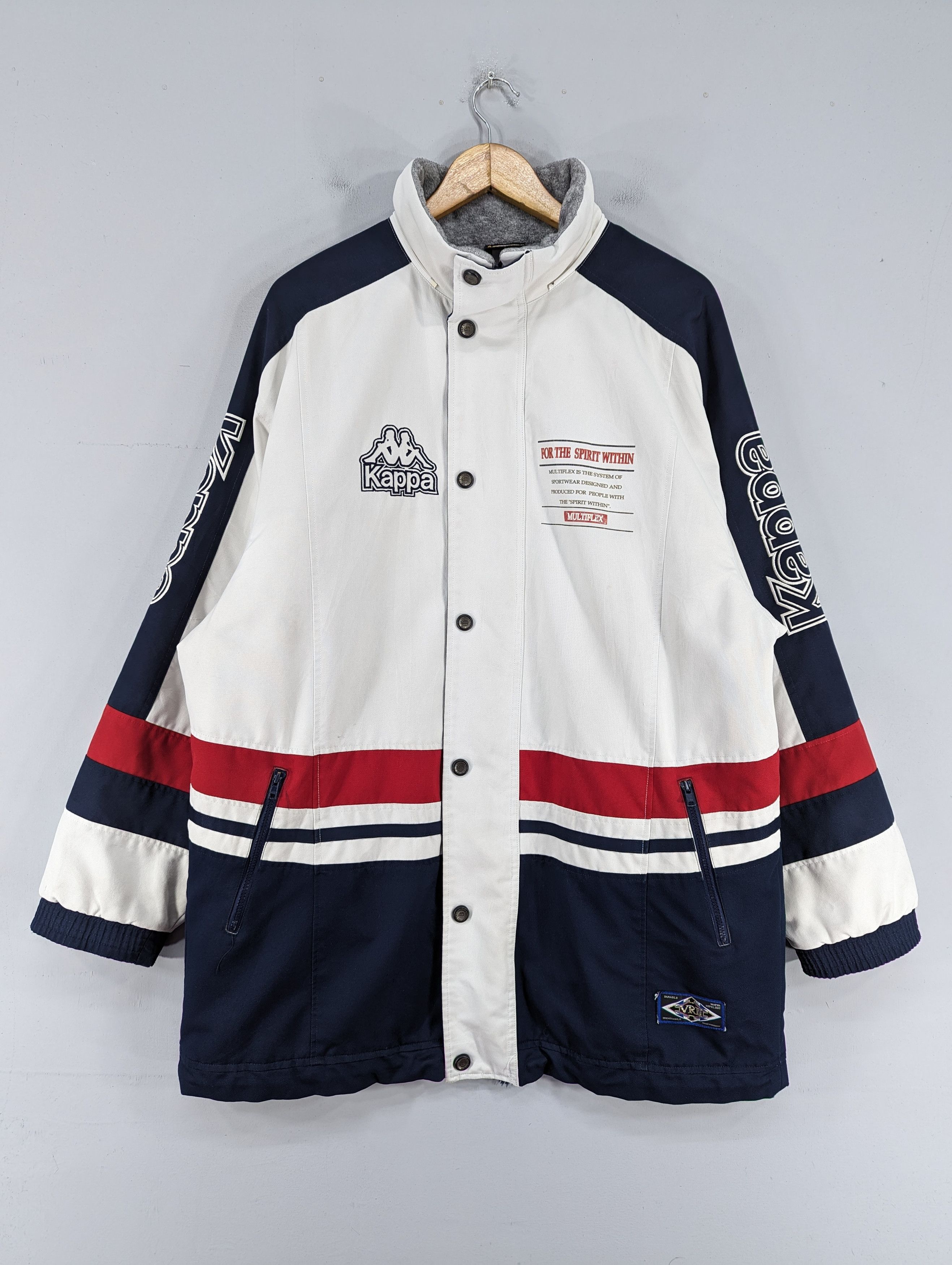 Kappa 🔥Vintage 90s Kappa Big Logo Jacket Size US L / EU 52-54 / 3 - 1 Thumbnail