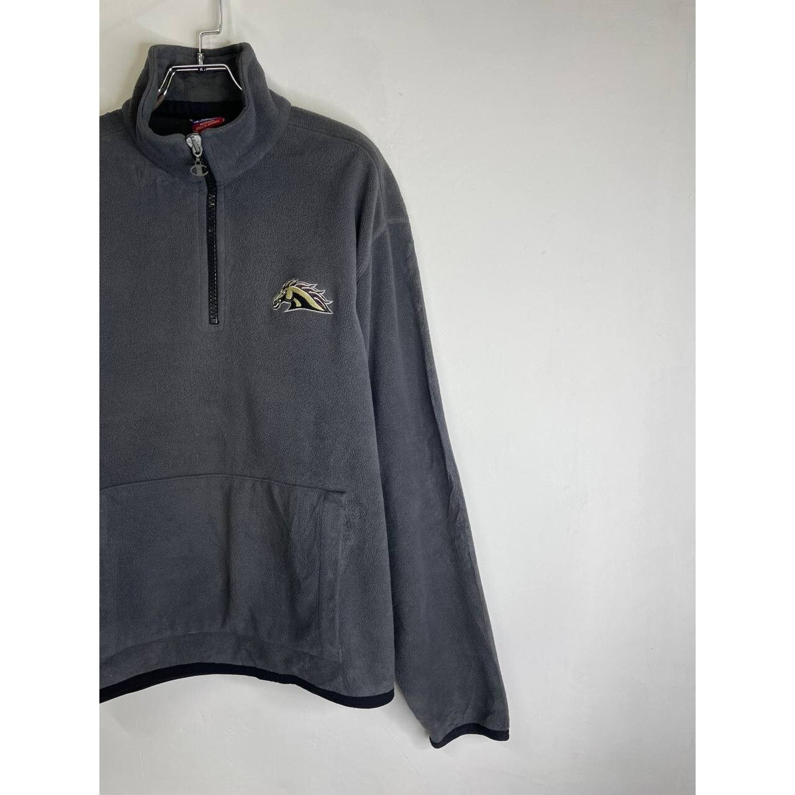 Champion Vintage Champion Broncos Logo Grey Fleece Pullover Size XL Size US XL / EU 56 / 4 - 5 Thumbnail