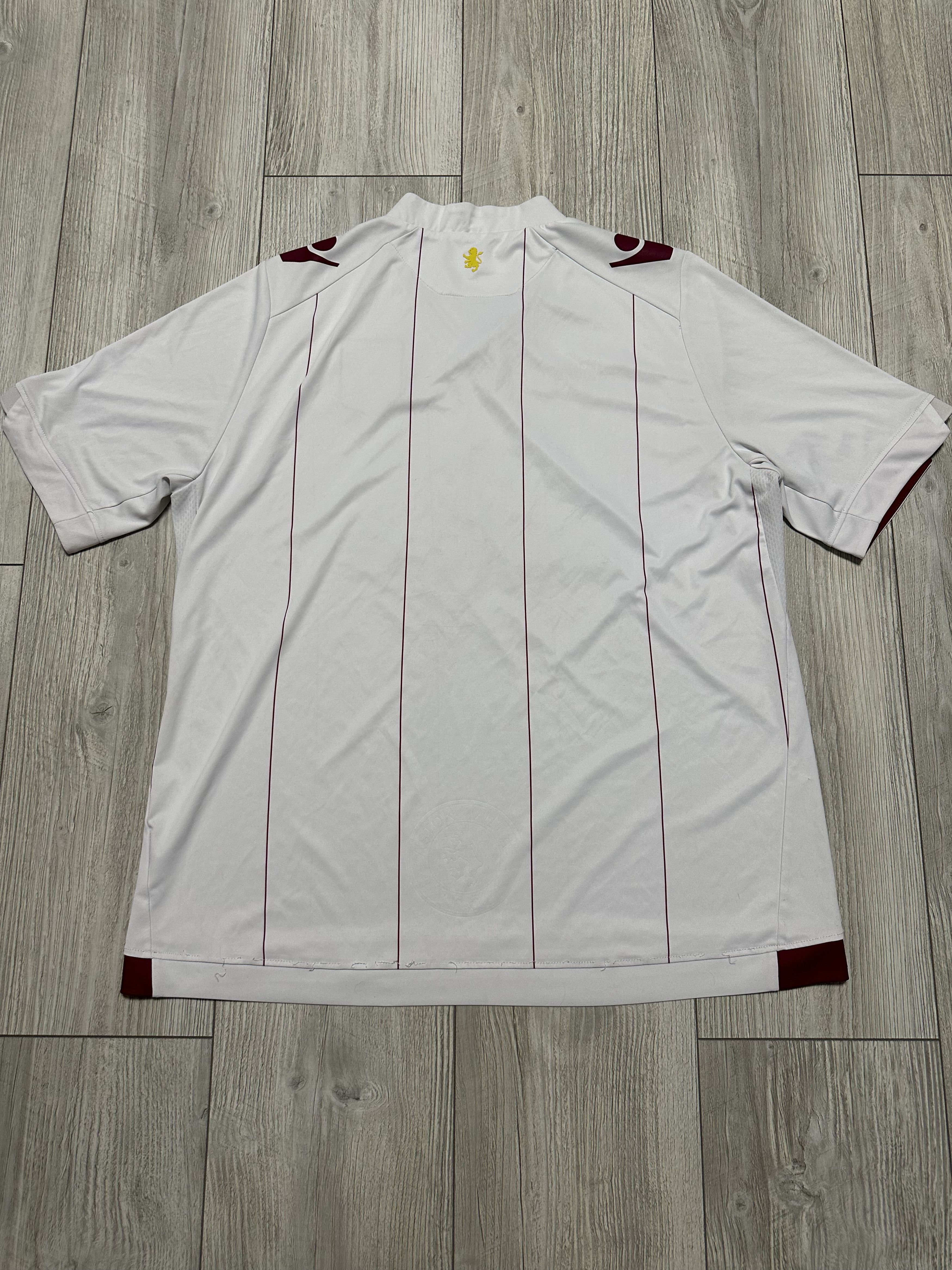 Macron Macron Aston Villa 2014/15 White Football Shirt Jersey Size US XL / EU 56 / 4 - 8 Thumbnail