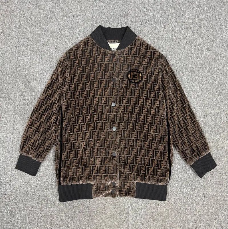 Fendi Fendi Colorblock Polyester Women's Jacket 0089 Size M / US 6-8 / IT 42-44 - 1 Thumbnail