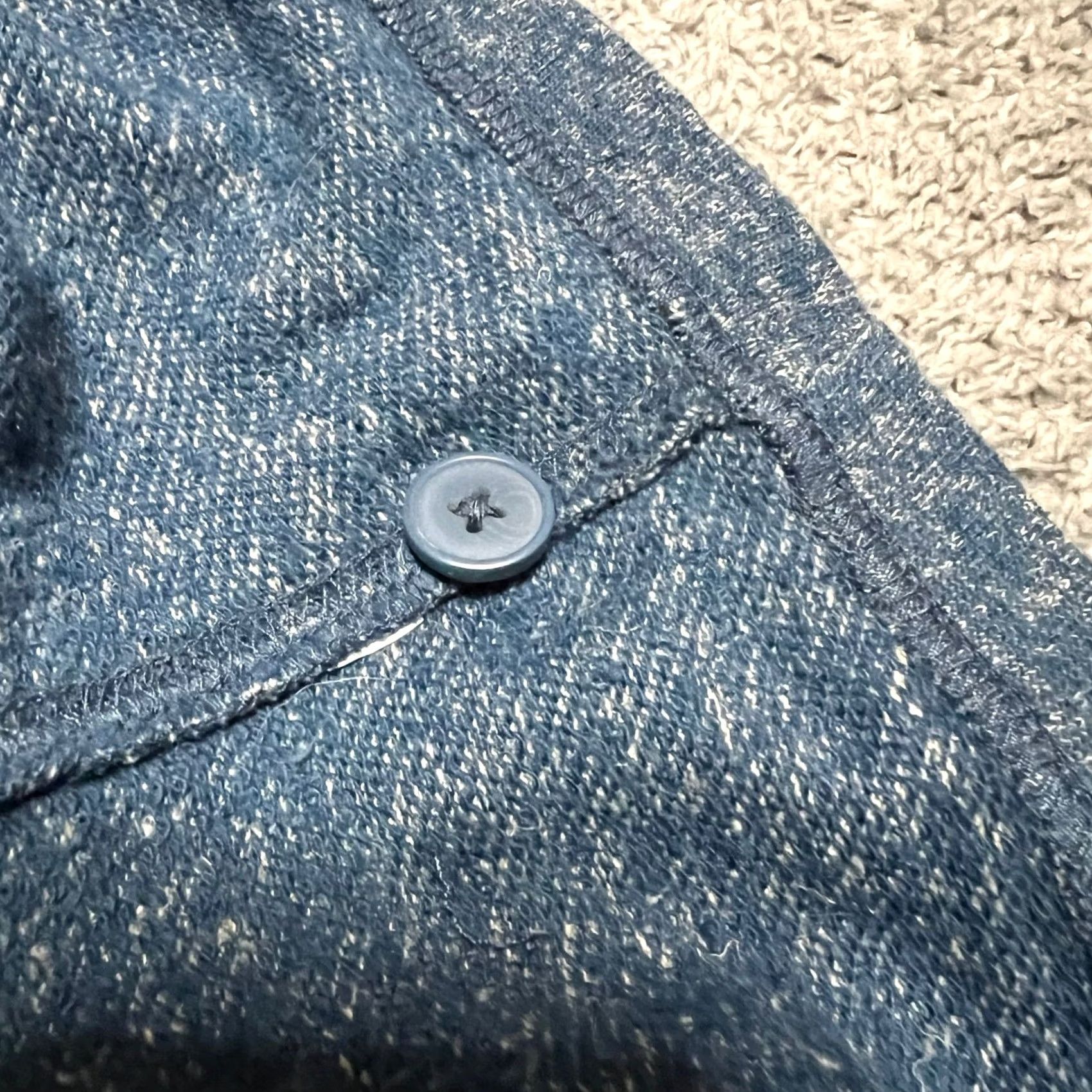 Duluth Trading Company Duluth Trading Co Jacket Womens 2XL Hemp Organic Cotton Buttonfront Blue Regular Women blue Jacket Size XXL / US 16-18 / IT 52-54 - 7 Thumbnail