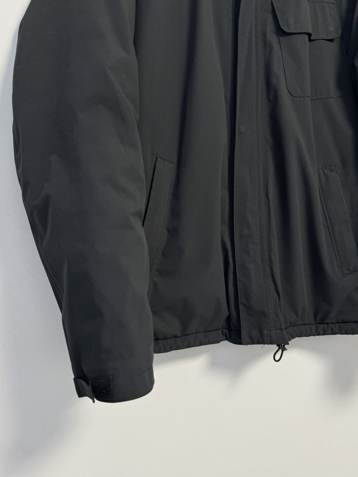 Barbour Barbour Triple Black Mens Hooded Bomber Biker Jacket Coat Size US L / EU 52-54 / 3 - 9 Thumbnail