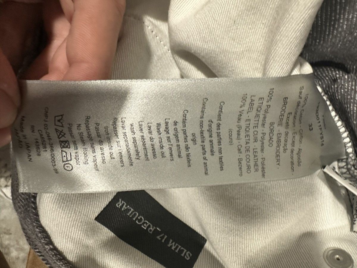 Dior DIOR SLIM 17 REGULAR JEANS WITH CD PATCH Size US 33 - 7 Thumbnail