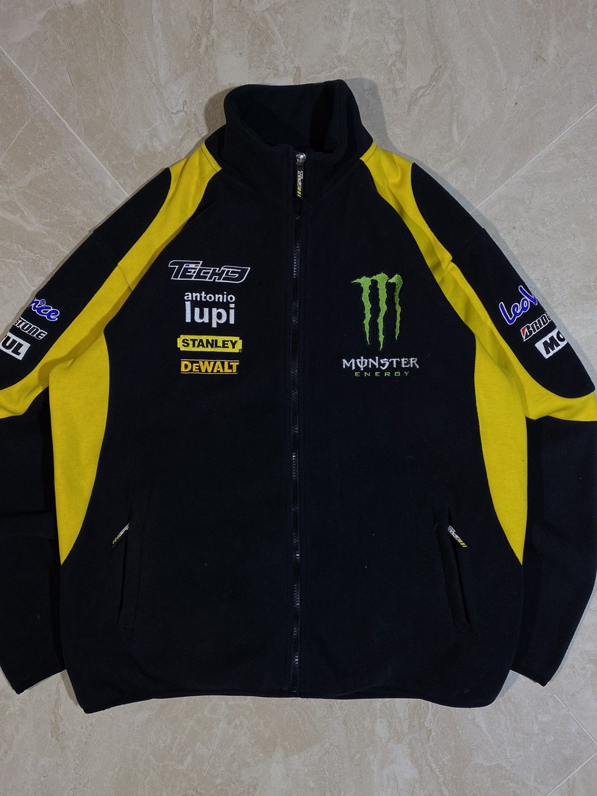 Vintage Racing Monster Energy Moto hype y2k fleece full zip jacket Size US M / EU 48-50 / 2 - 3 Thumbnail