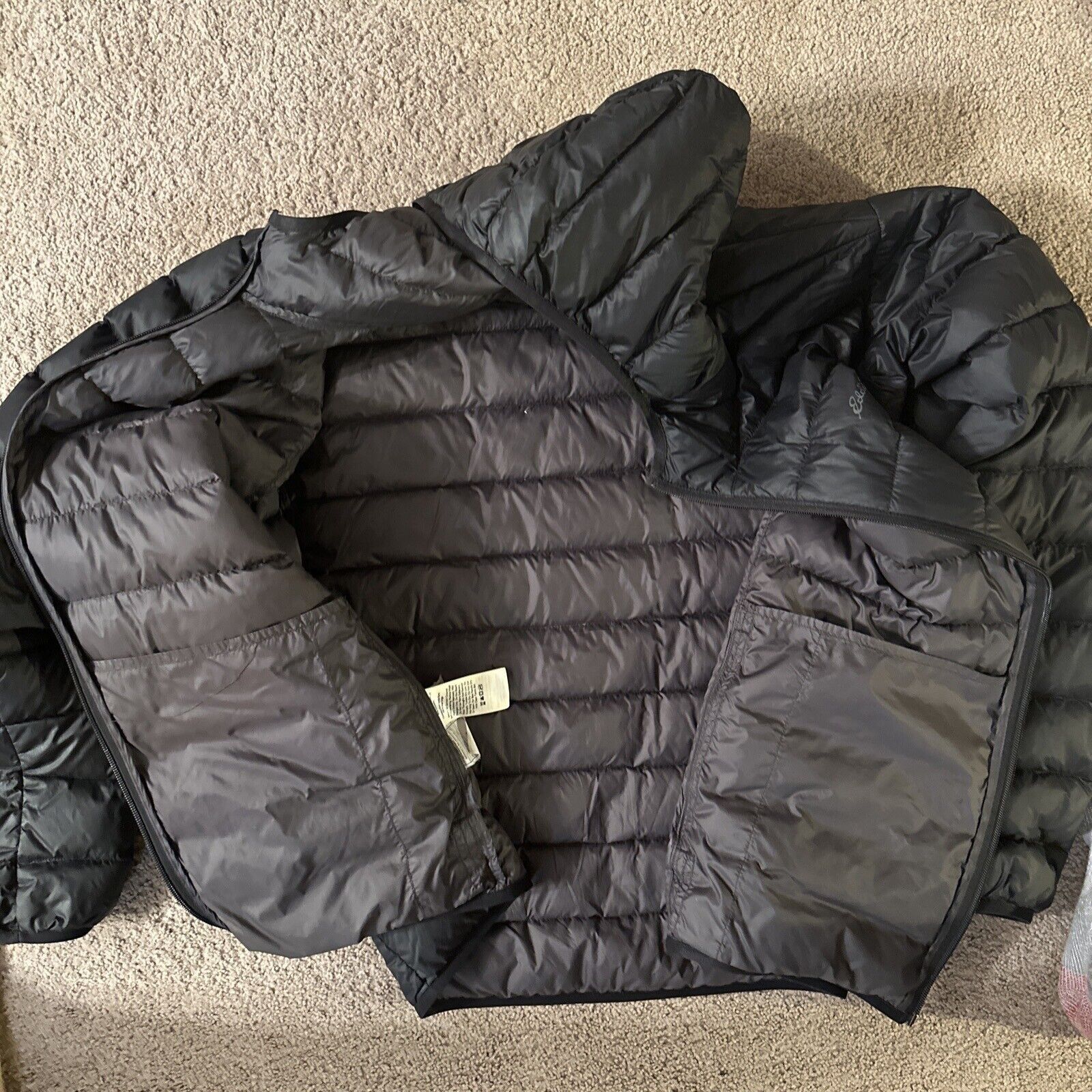 Eddie Bauer Eddie Bauer Jacket Mens Large Black Down Filled Puffer Size US L / EU 52-54 / 3 - 4 Thumbnail