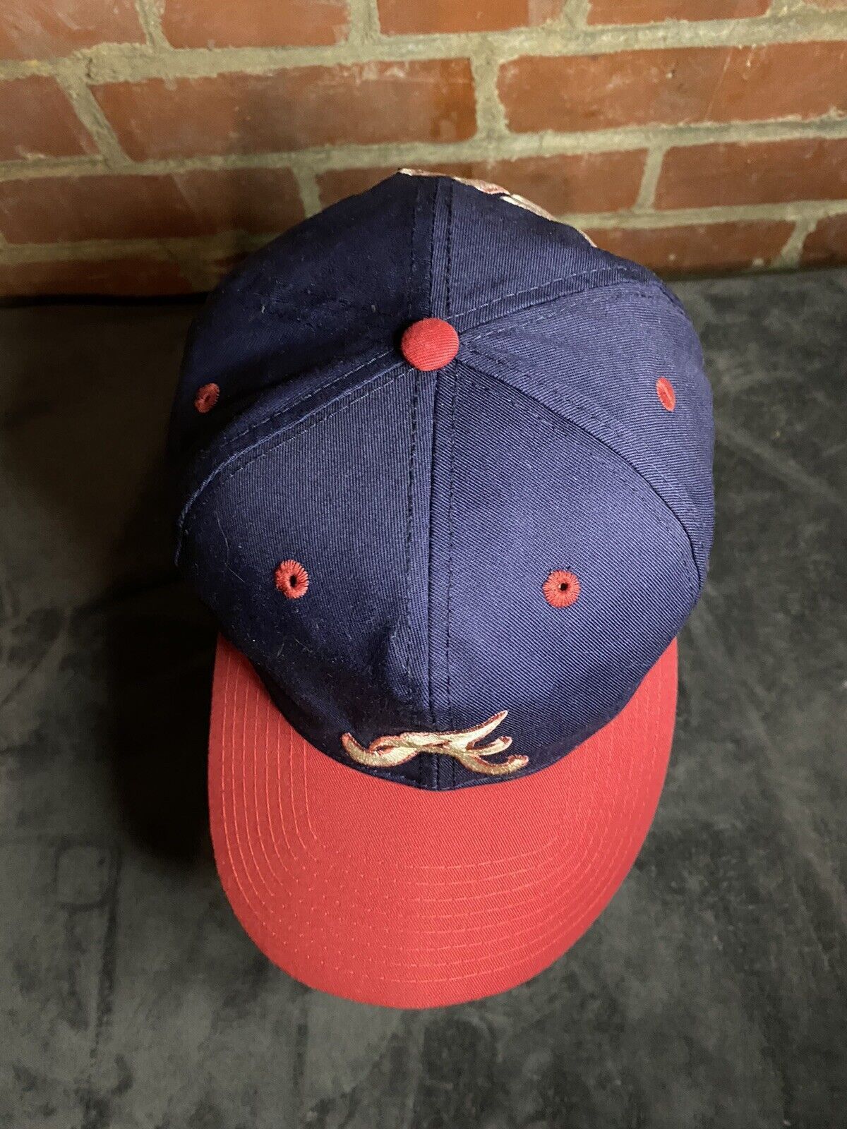 MLB Vintage 90s Atlanta Braves Cap Twins Enterprise Snapback Hat Size ONE SIZE - 7 Thumbnail