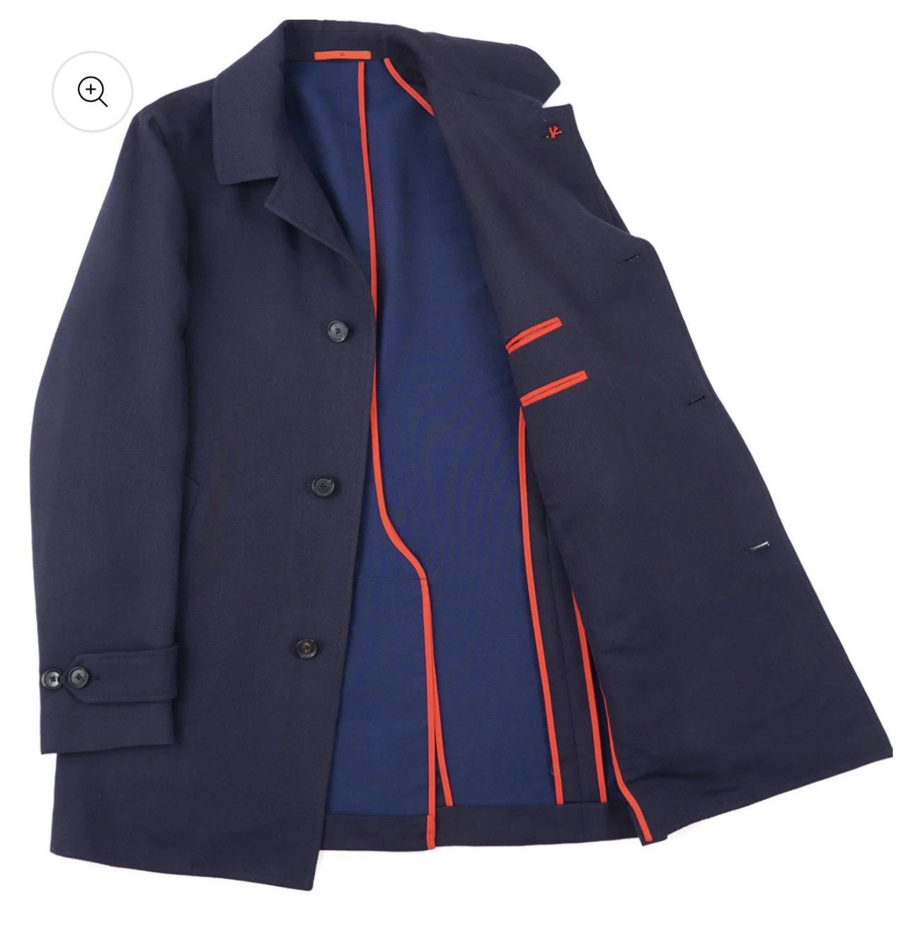 Isaia Napolii Isaia Napoli Mens Luxury Cashmere/Silk Blue Blazer Size US M / EU 48-50 / 2 - 11 Thumbnail