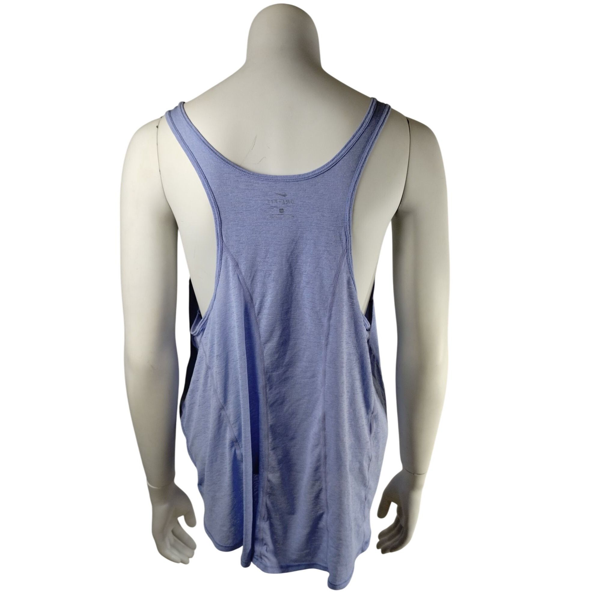 Nike Nike Dri-Fit Womens Large Light Blue Sleeveless Racerback Po Size L / US 10 / IT 46 - 2 Thumbnail