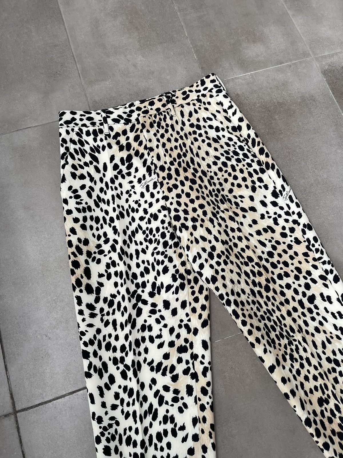 Just Cavalli !DS! FW22 Just Cavalli Leopard Print Natural Casual Pants Size US 32 / EU 48 - 11 Thumbnail