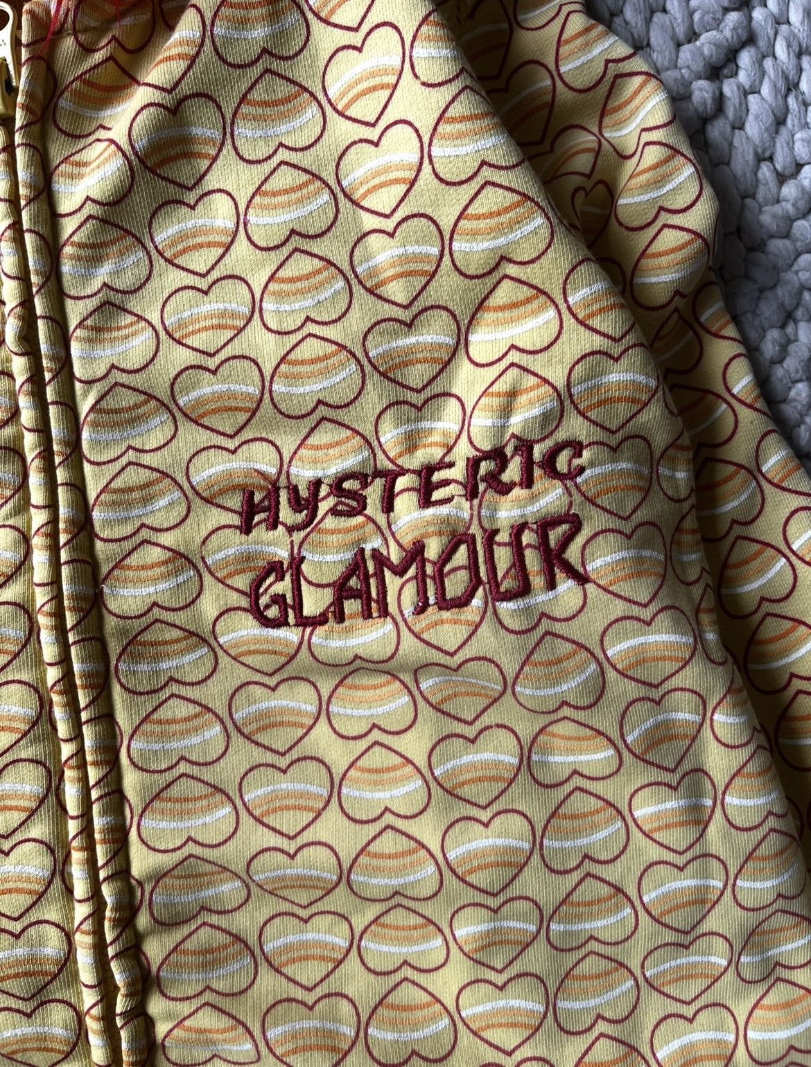 Hysteric Glamour Hysteric Glamour Y2K faux fur hysteric logo full zip hoodie Size US XS / EU 42 / 0 - 5 Thumbnail