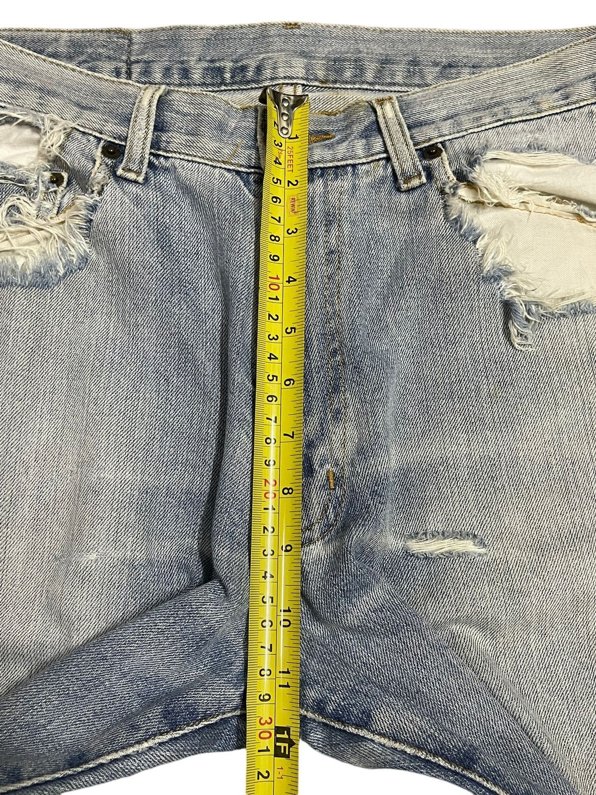 JNCO Vintage Japanese Brand Blue Wash Style Baggy Jeans Size US 30 / EU 46 - 15 Thumbnail