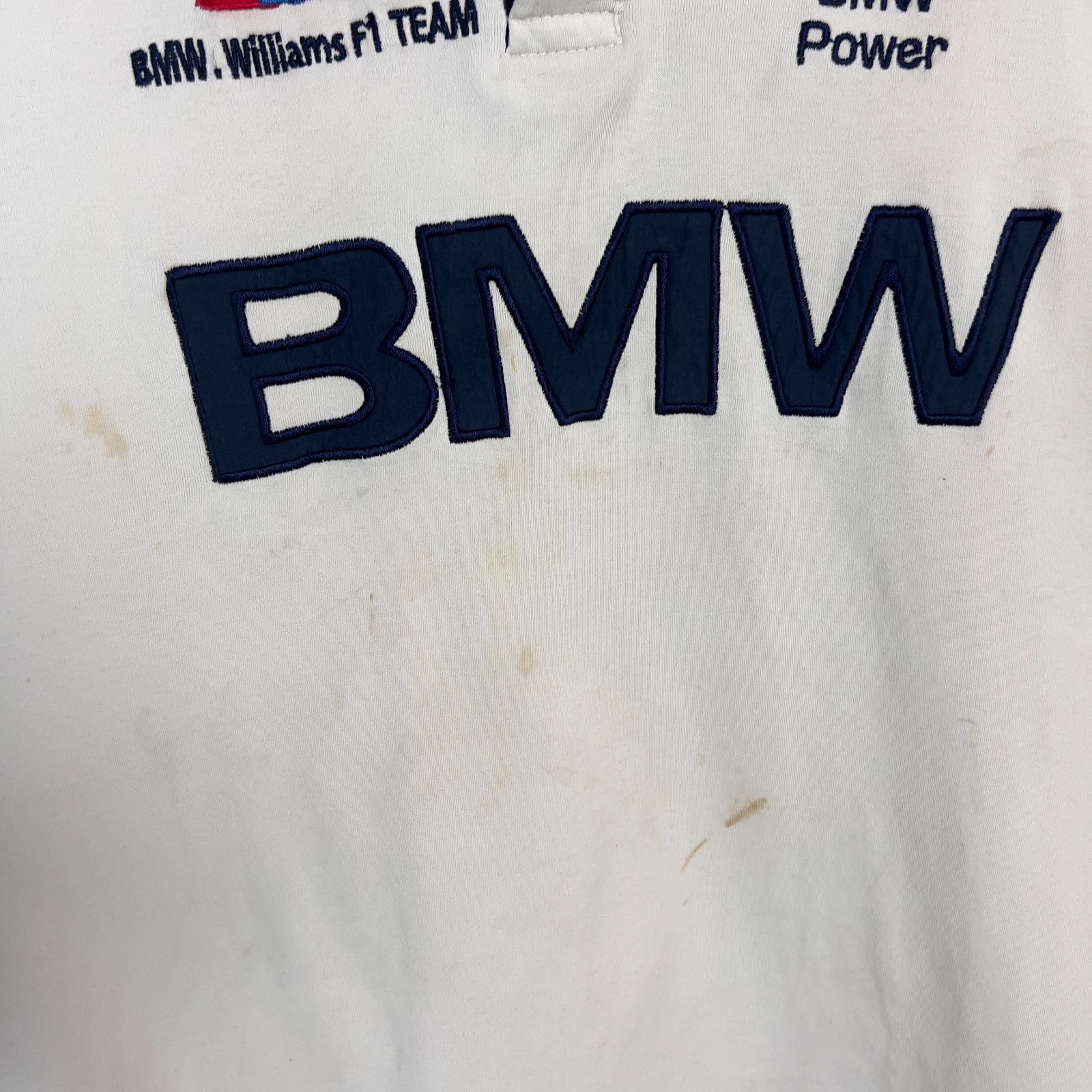 BMW Bmw Polo Shirt F1 Men's Size XXL White Cotton Short Sleeve` Size US XXL / EU 58 / 5 - 8 Thumbnail