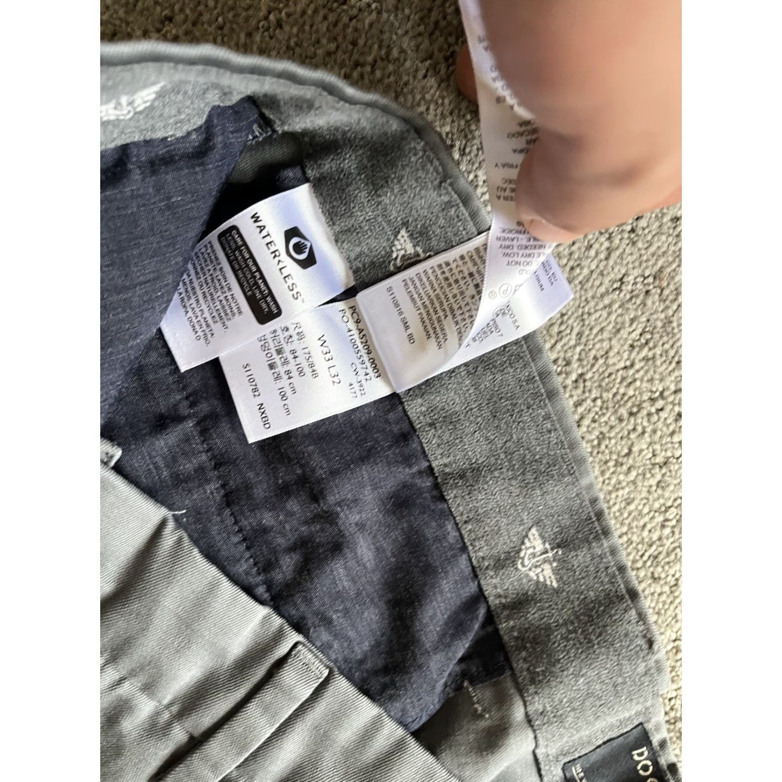 Dockers DOCKERS Gray Classic Fit Pants Chino Men's Size 33 Regular 32 Inseam Flat Front Casual Business Formal 80s 90s Retro Size US 33 - 7 Thumbnail