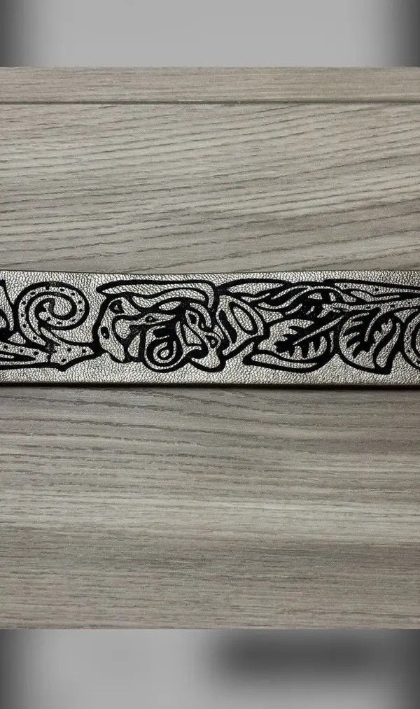 Japanese Brand Western Vintage Rose Buckle Belt Size ONE SIZE - 6 Thumbnail