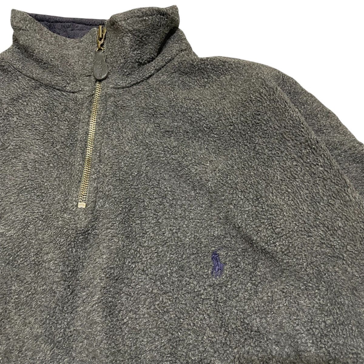 Polo Ralph Lauren Vintage Polo Ralph Lauren Fleece Quarter-Zip Pullover Size US M / EU 48-50 / 2 - 5 Thumbnail