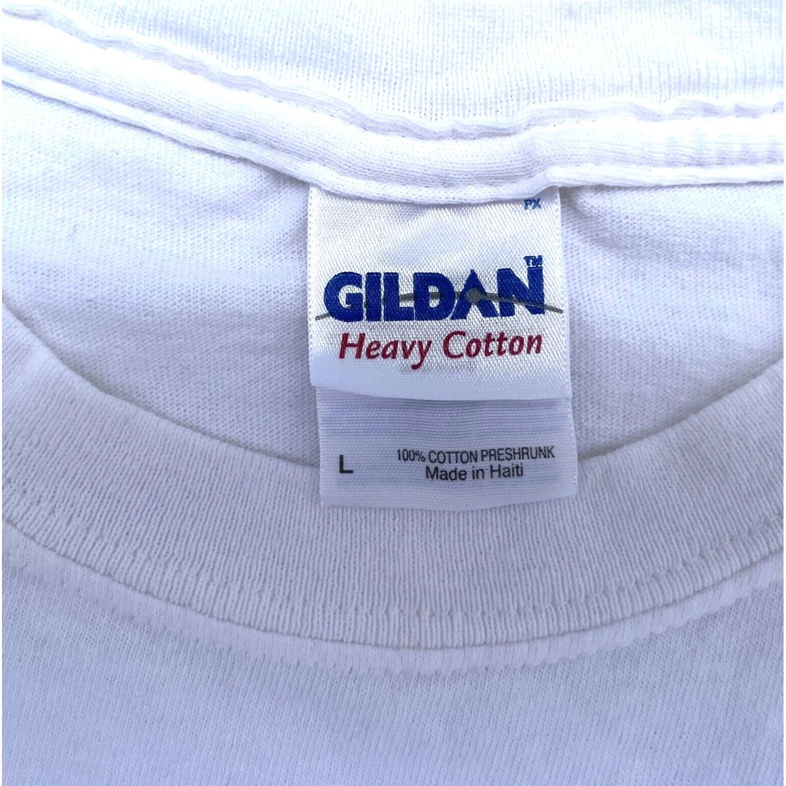 Gildan Obama First African American President T-shirt Unisex Adult L White Gildan Heavy Cotton Shirt USA Size US L / EU 52-54 / 3 - 4 Thumbnail