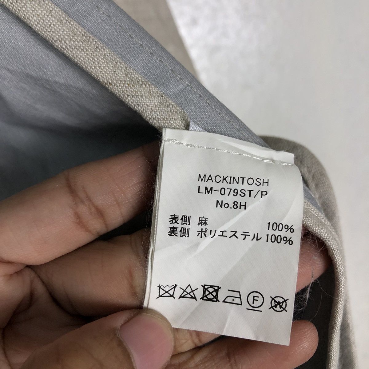 Mackintosh 🔥Rich Grey Long Jacket Fly Coats Jacket Mackintosh Made UK Size US M / EU 48-50 / 2 - 18 Thumbnail
