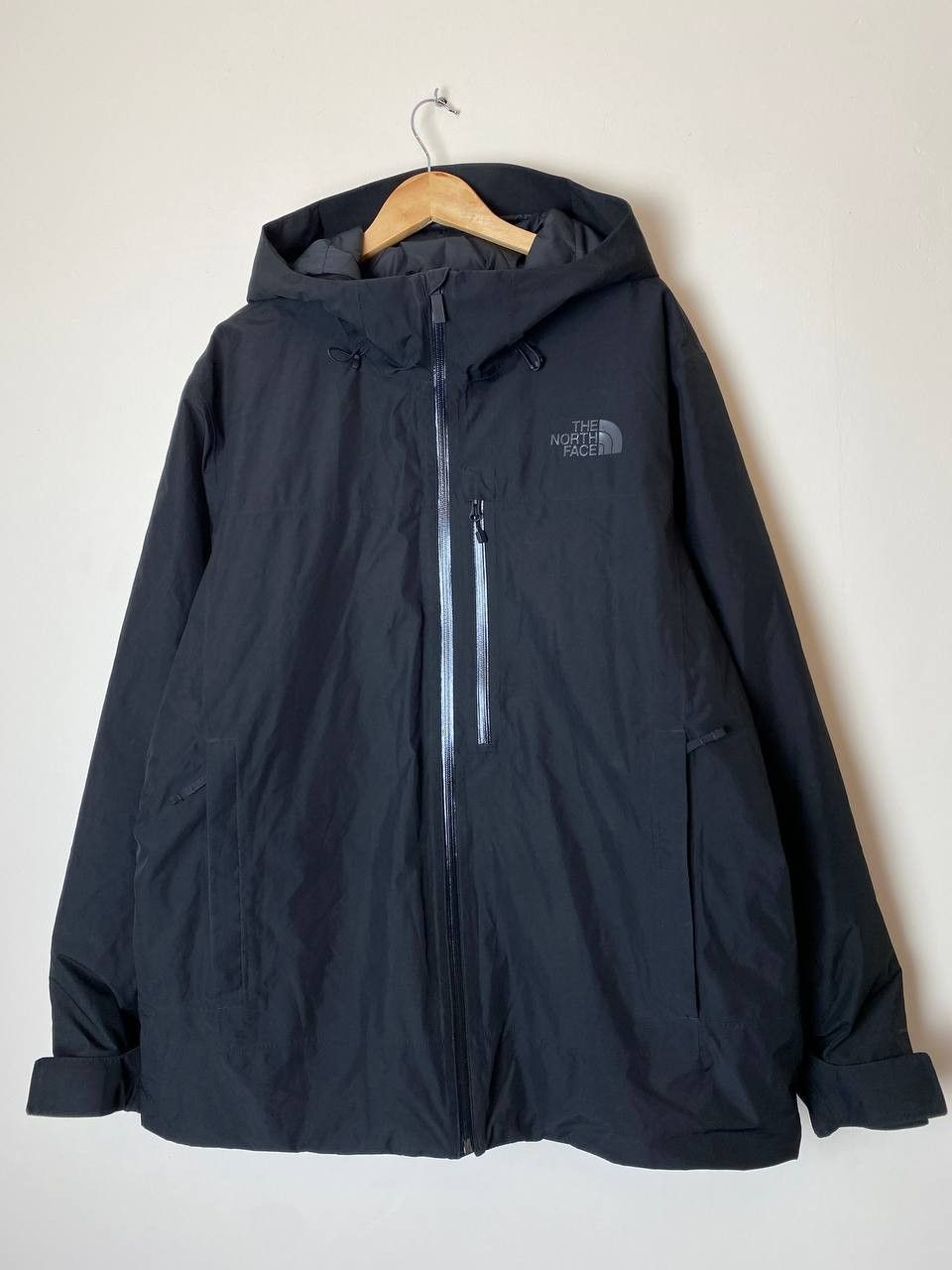 image of Outdoor Life x Ski The North Face Men's Descendit Ski Jacket in Black (Size 2XL)