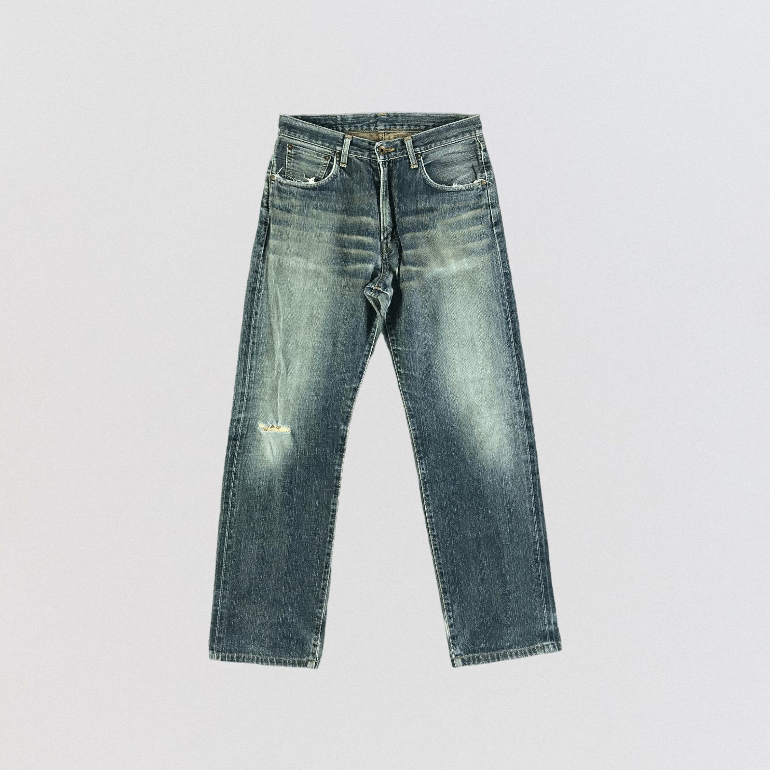 Vintage Blue Wash Edwin 505 Selvedge Jeans-JM3617