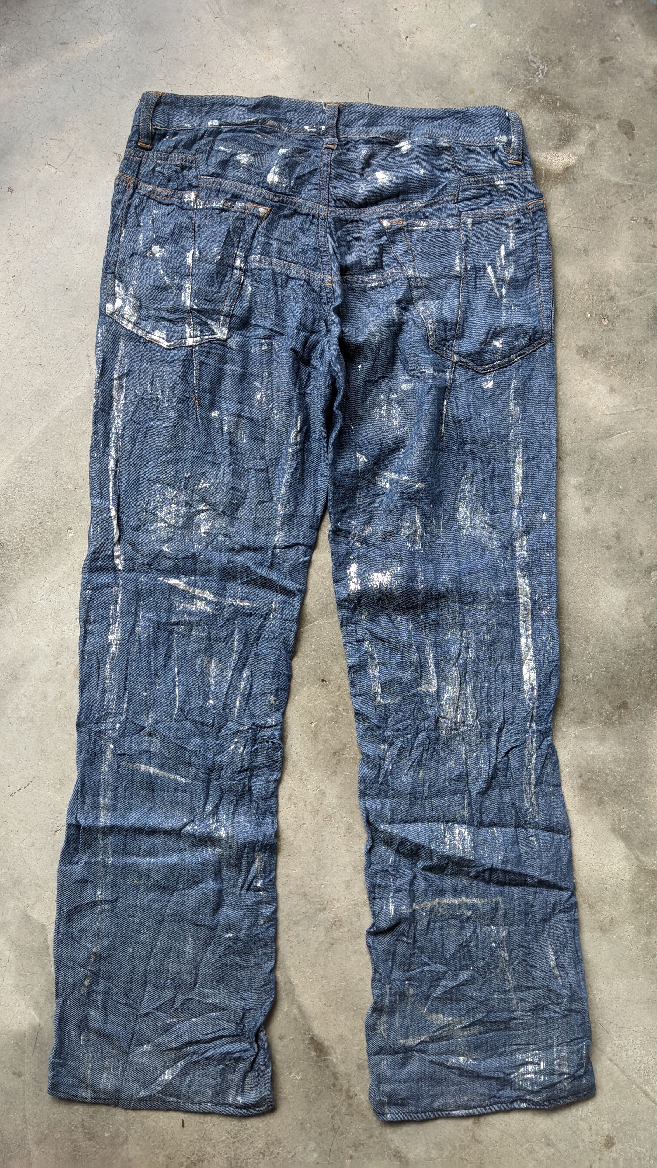 Designer × Zucca Zucca Soft Jeans Trashed Design Size US 30 / EU 46 - 4 Thumbnail