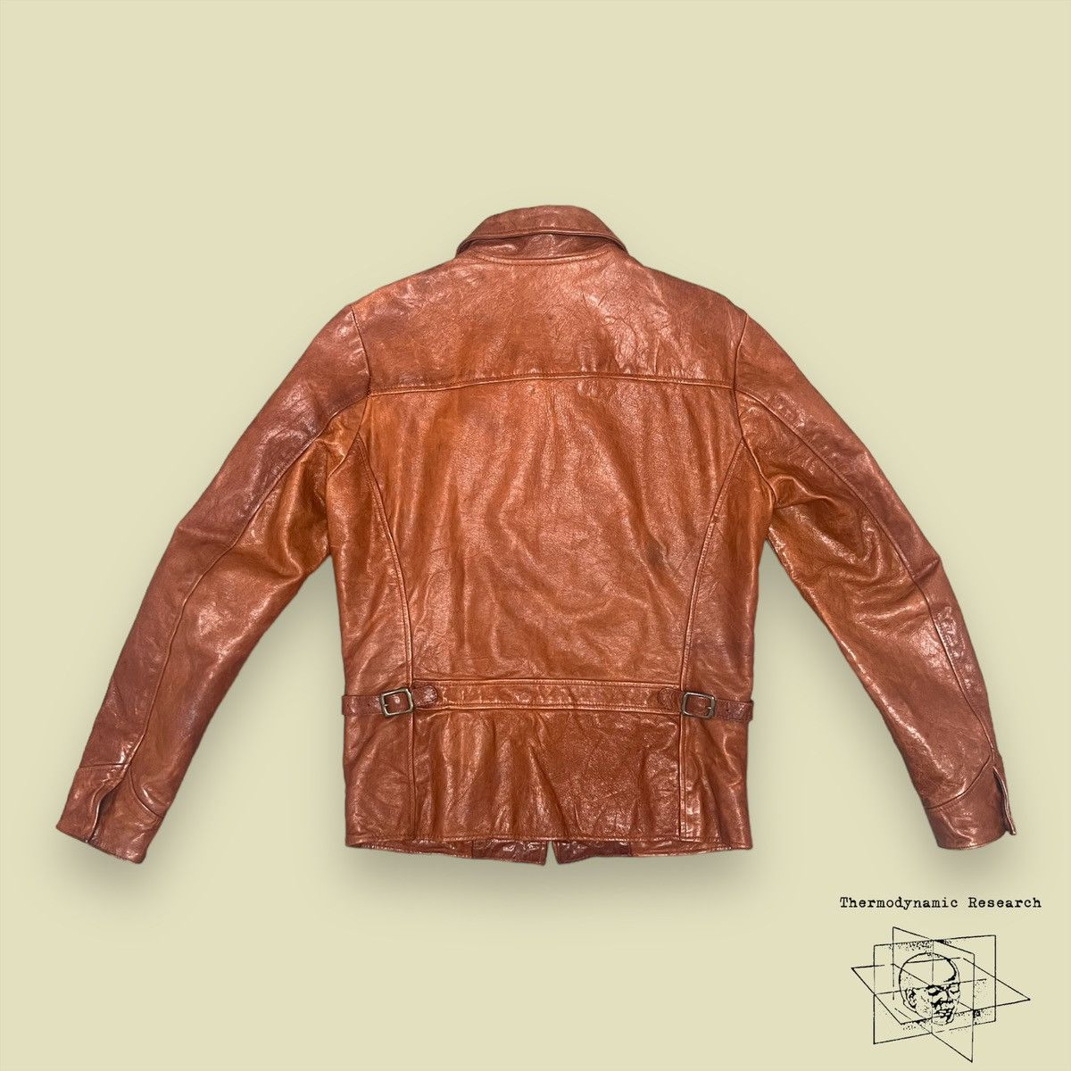 Hysteric Glamour Hysteric Glamour Sheepskin Leather Riders Jacket Size US M / EU 48-50 / 2 - 2 Thumbnail