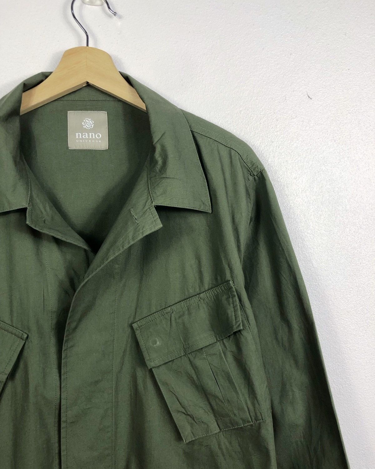 NANO universe Rare Nano Universe Japan Military Style Button Jacket Size US L / EU 52-54 / 3 - 3 Thumbnail