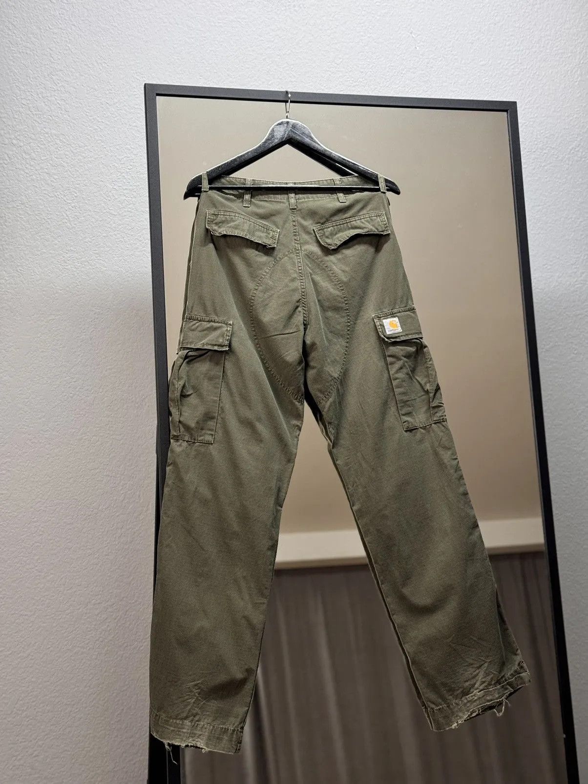 Carhartt Vintage Cargo Pants Double Knee Baggy Y2K Opium SK8 BONTAGE Size US 31 - 9 Thumbnail