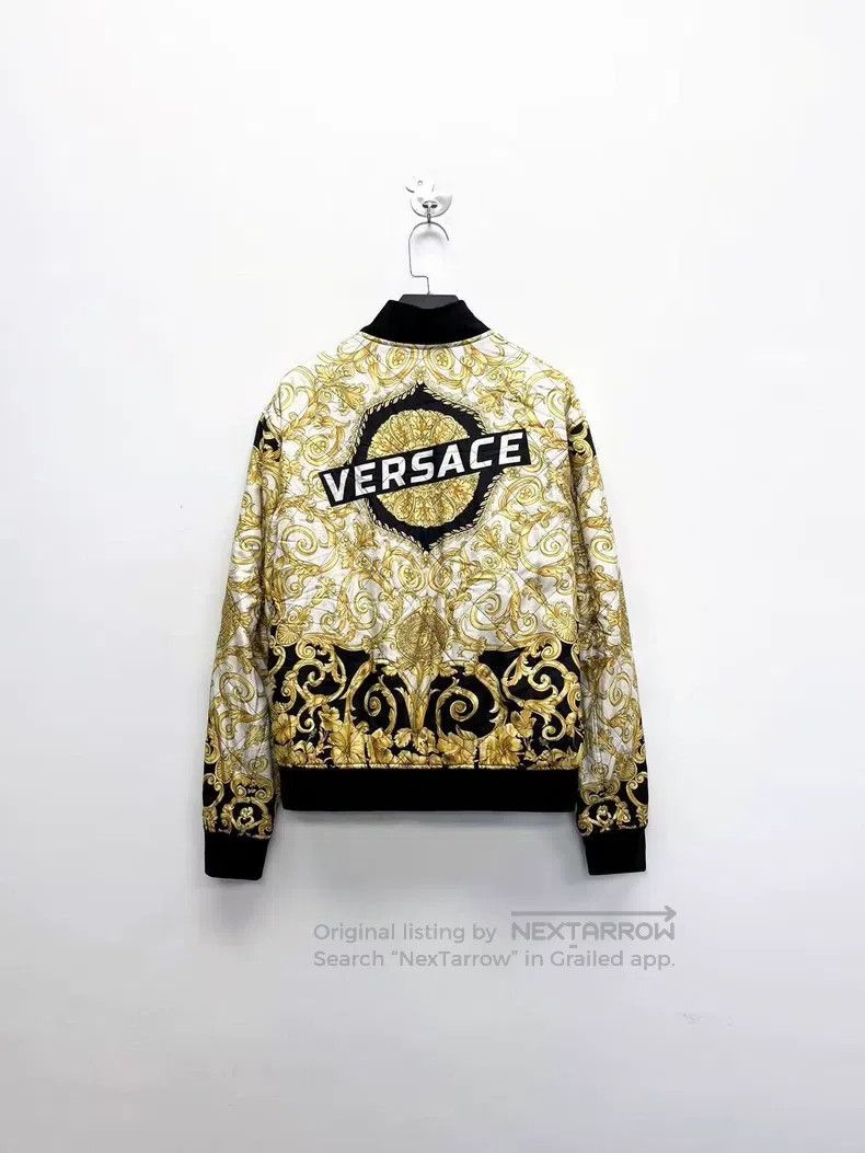 Versace Versace Full print baroque style logo letter logo zipper j Size US S / EU 44-46 / 1 - 2 Thumbnail