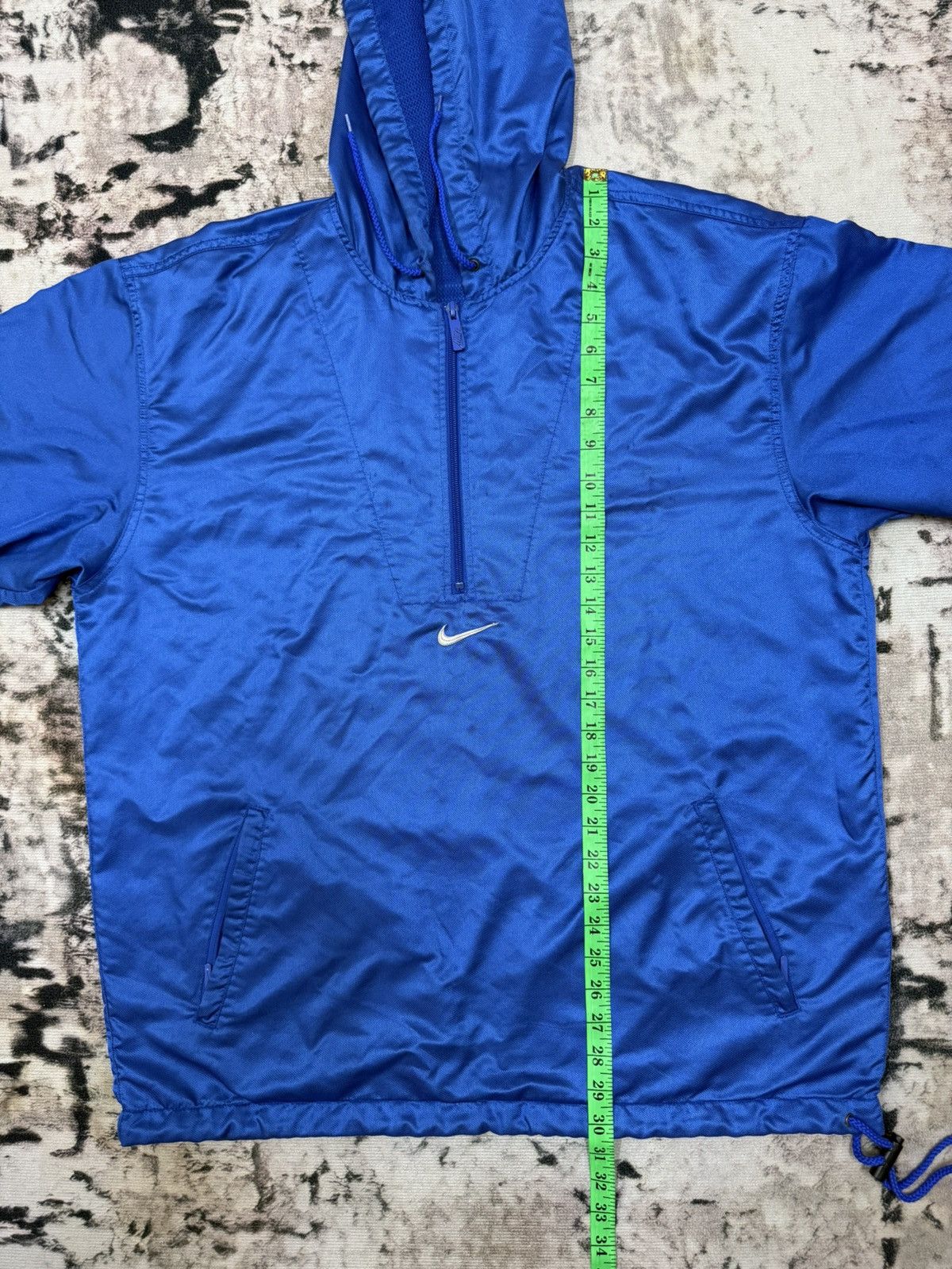 Nike Vintage 90s Nike Center Swoosh Halfzipper Pullover Jacket Size US L / EU 52-54 / 3 - 18 Thumbnail