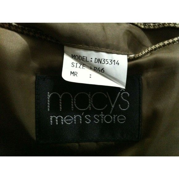 Club Room CLUB ROOM MEN'S NEW 95%WOOL SPORT JACKET BLAZER SIZE:46R Size 46R - 4 Thumbnail