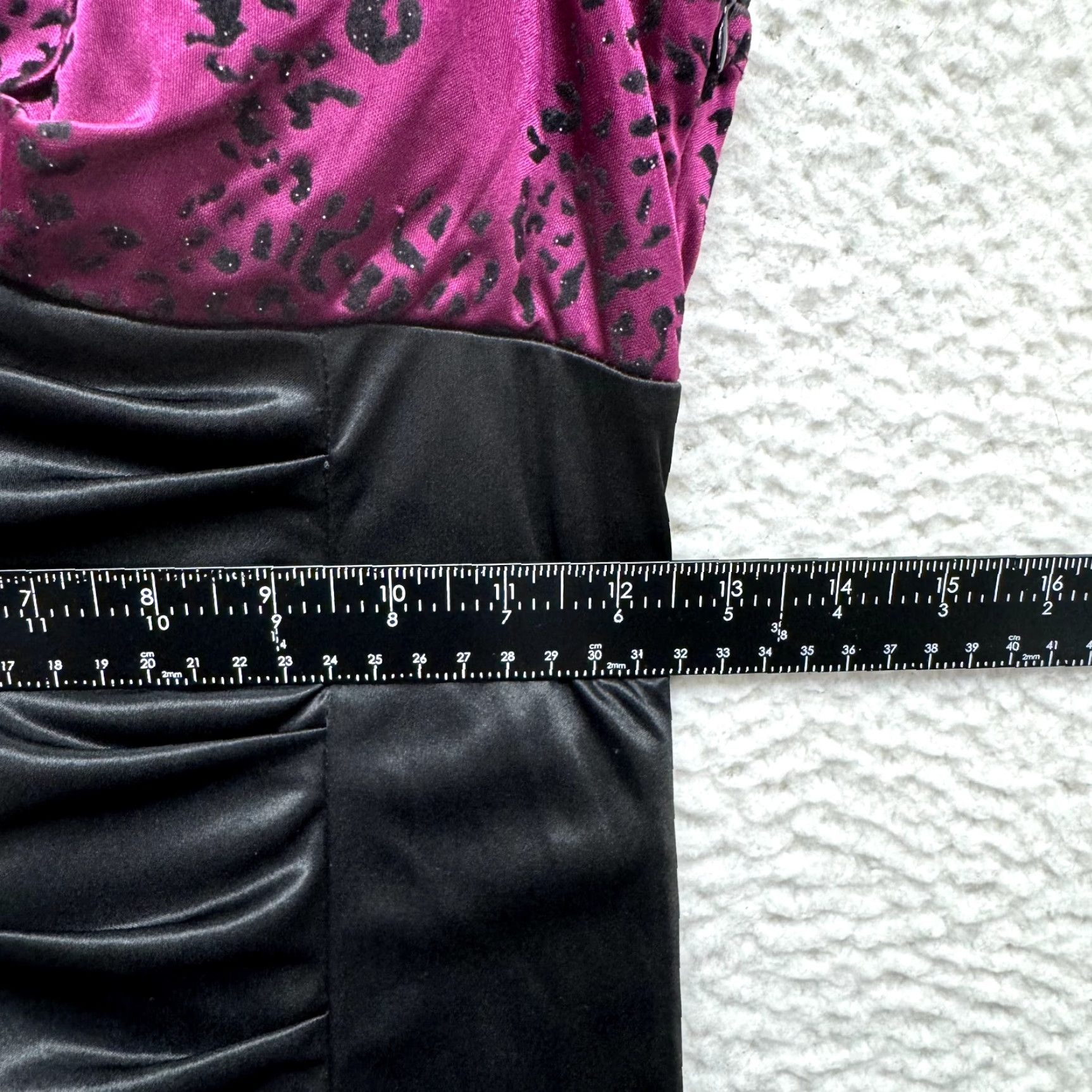 Vintage Y2K Vintage Mini Dress Black Pink Satin Cheetah Leopard Glitter McBling Size S / US 4 / IT 40 - 6 Thumbnail