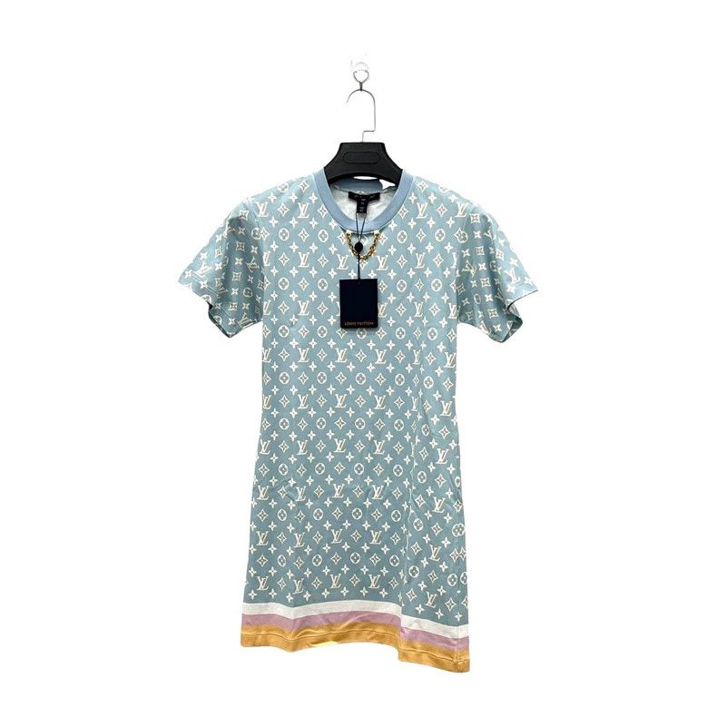Louis Vuitton Louis Vuitton Blue full print print print dress Size XS / US 0-2 / IT 36-38 - 1 Thumbnail