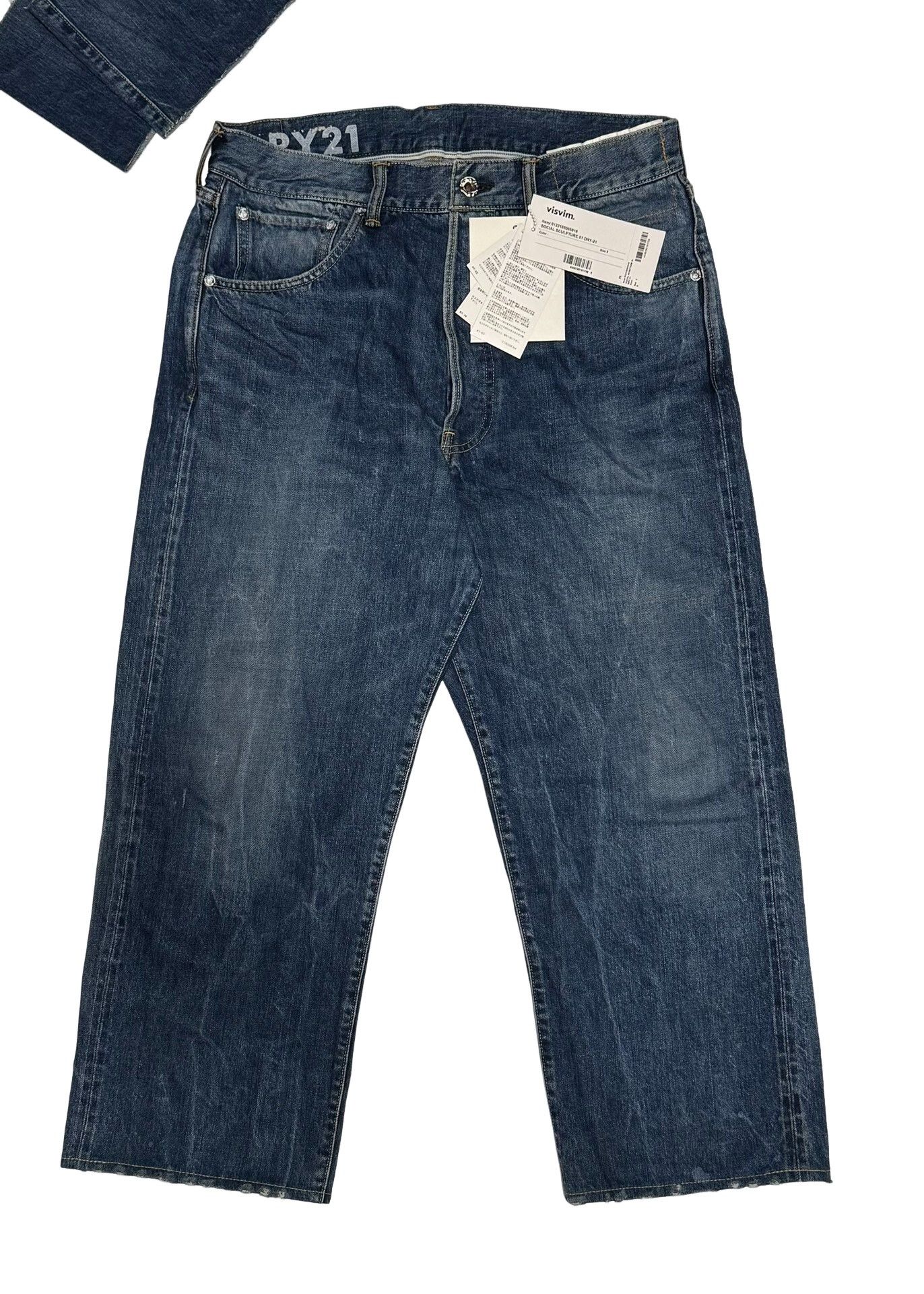 Visvim Visvim Social Sculpture 01 DRY-21 Denim Jeans Size 32 Size US 32 / EU 48 - 1 Thumbnail