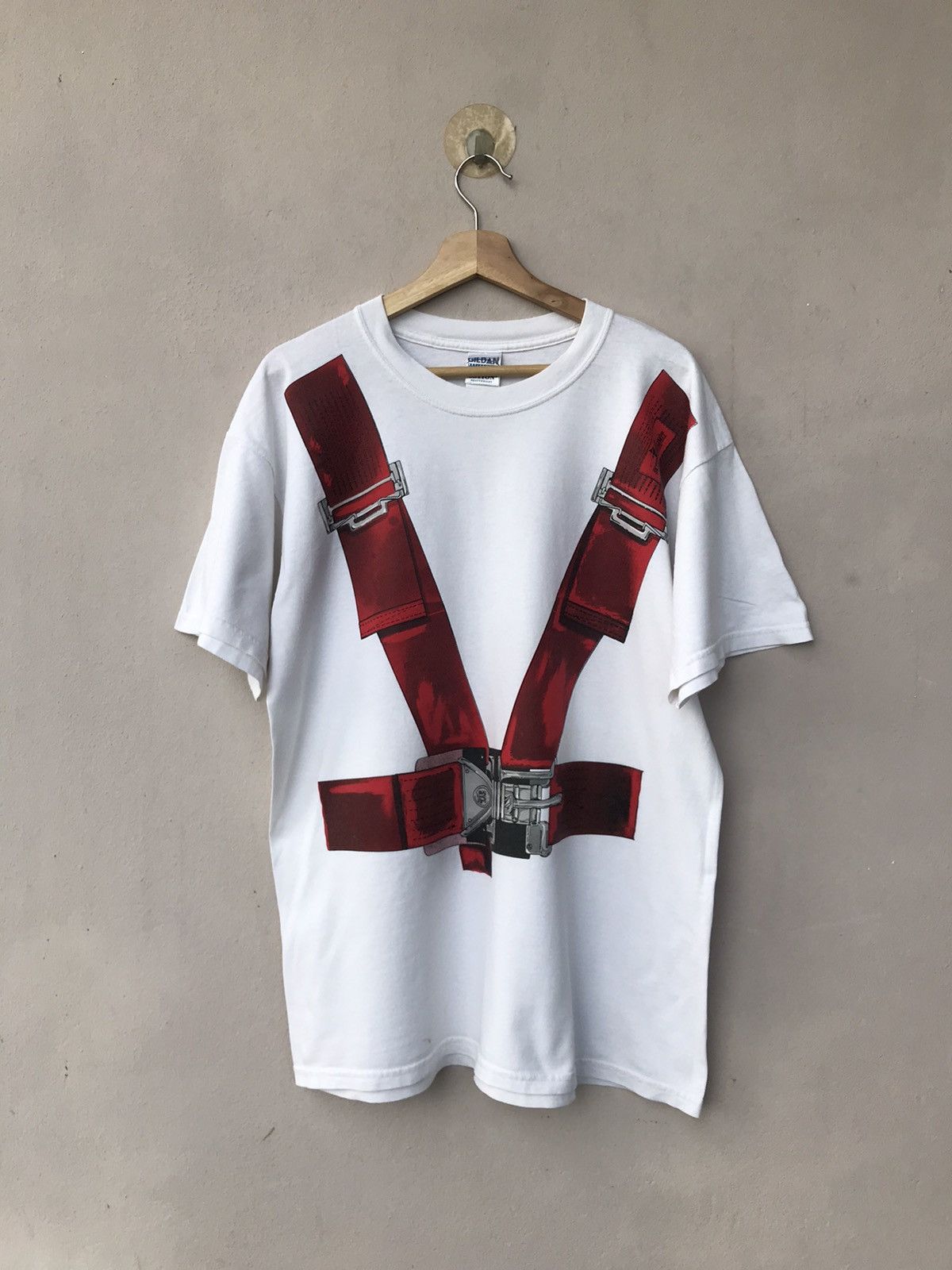 Vintage Vintage Strap in Shut Up and Hand On Tee Size US L / EU 52-54 / 3 - 1 Thumbnail