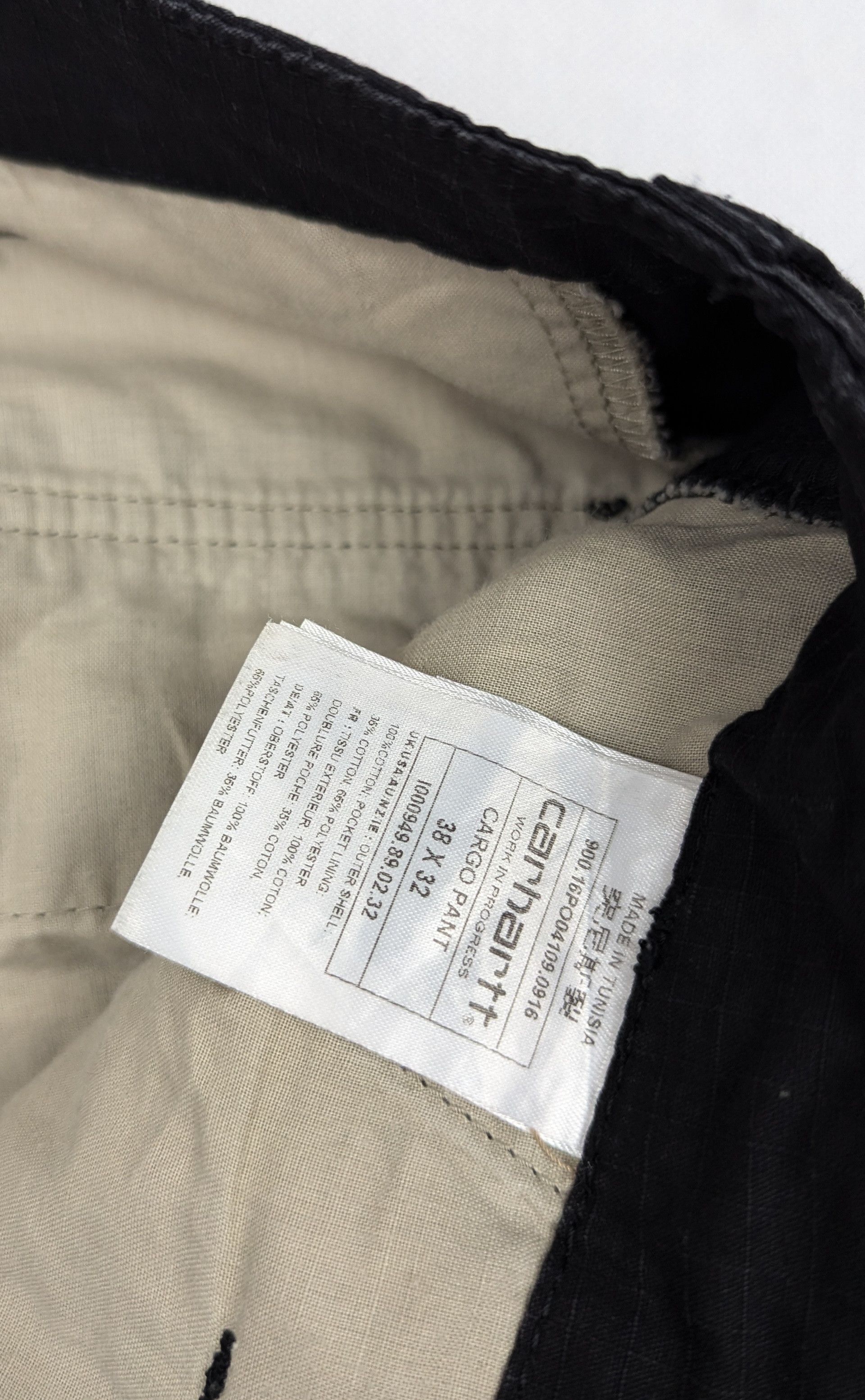 Carhartt Carhartt cargo pant 38/32 black Size US 38 / EU 54 - 4 Thumbnail