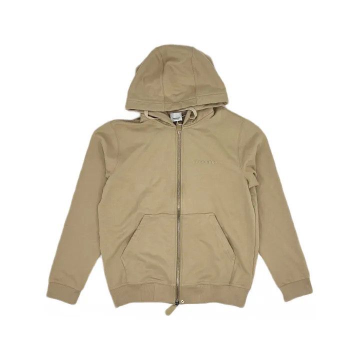 Burberry Burberry Burberry Beige Logo Zip Hoodie for Men-2507 Size US S / EU 44-46 / 1 - 2 Thumbnail