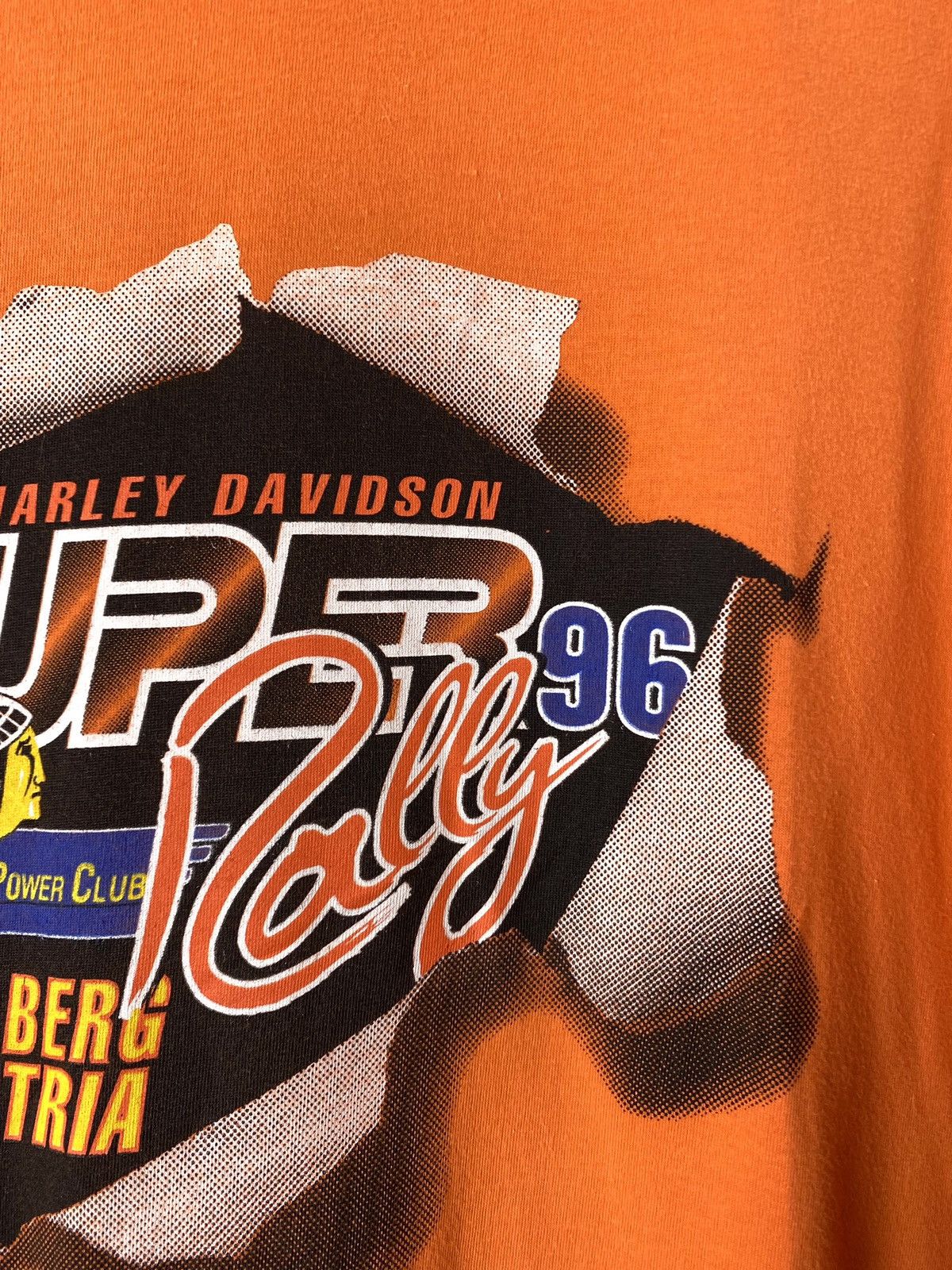 Harley Davidson Vintage 1996 Harley Davidson x Indian Motorcycle T Shirt Size US XL / EU 56 / 4 - 5 Thumbnail