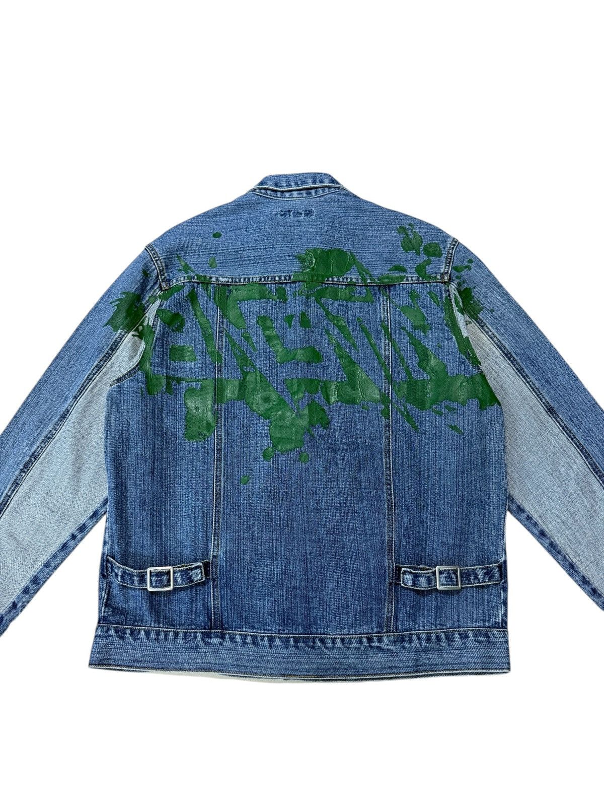 Supreme BALANCE WEAR DESIGN SPLASH DENIM JACKET Size US L / EU 52-54 / 3 - 2 Thumbnail