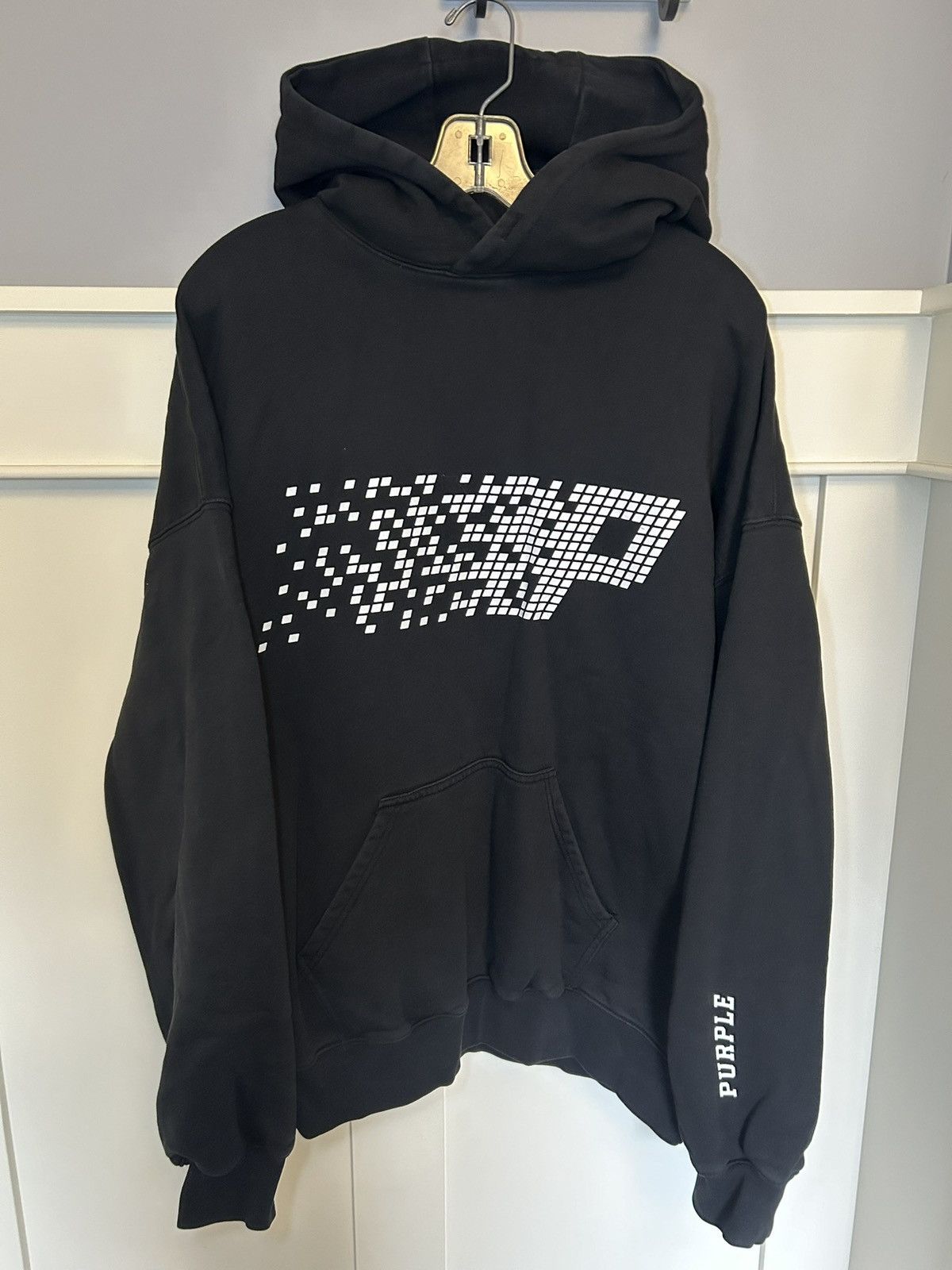 Purple Brand Purple pixel P logo pullover hoodie Size US XL / EU 56 / 4 - 1 Thumbnail