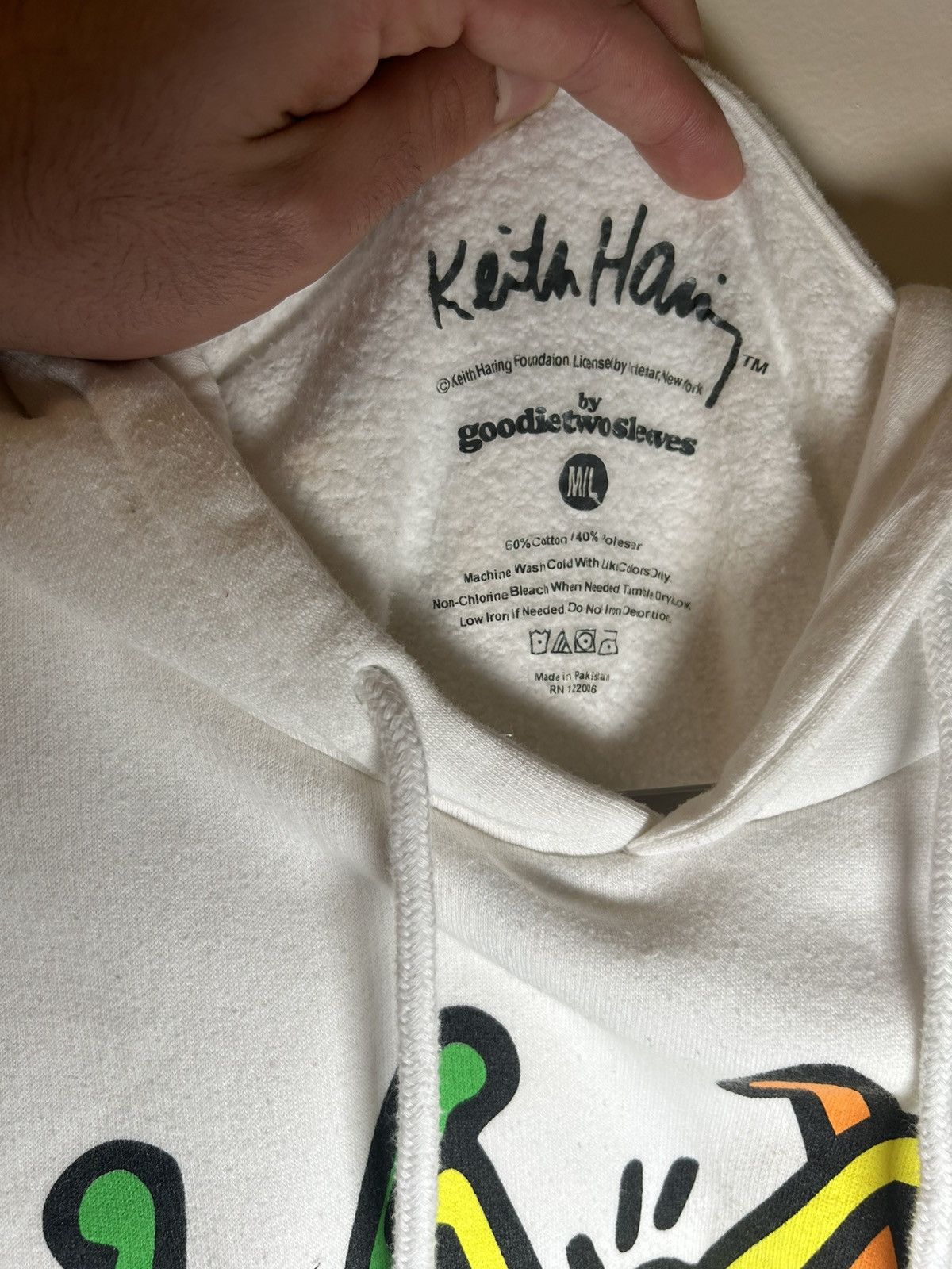 Keith Haring Keith Haring GWTS Hoodie Size US L / EU 52-54 / 3 - 3 Thumbnail
