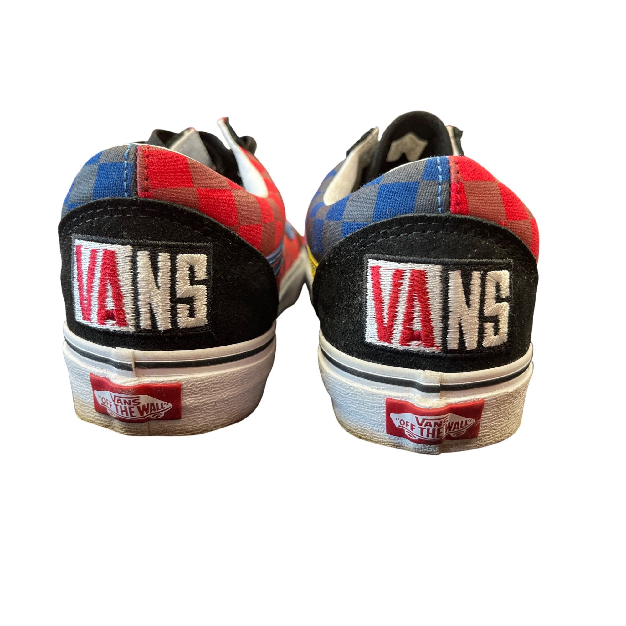 Vans Vans mens Sneakers Red Blue Checkered Size 9.5 SKU 8911 Size US 9.5 / EU 42-43 - 5 Thumbnail