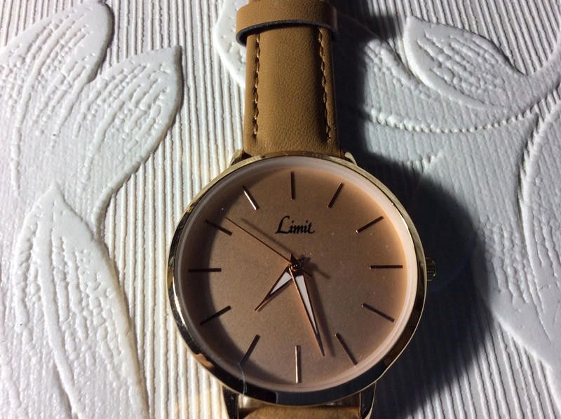 Designer Limit Ladies rose gold dial brown leather strap watch Size ONE SIZE - 6 Thumbnail
