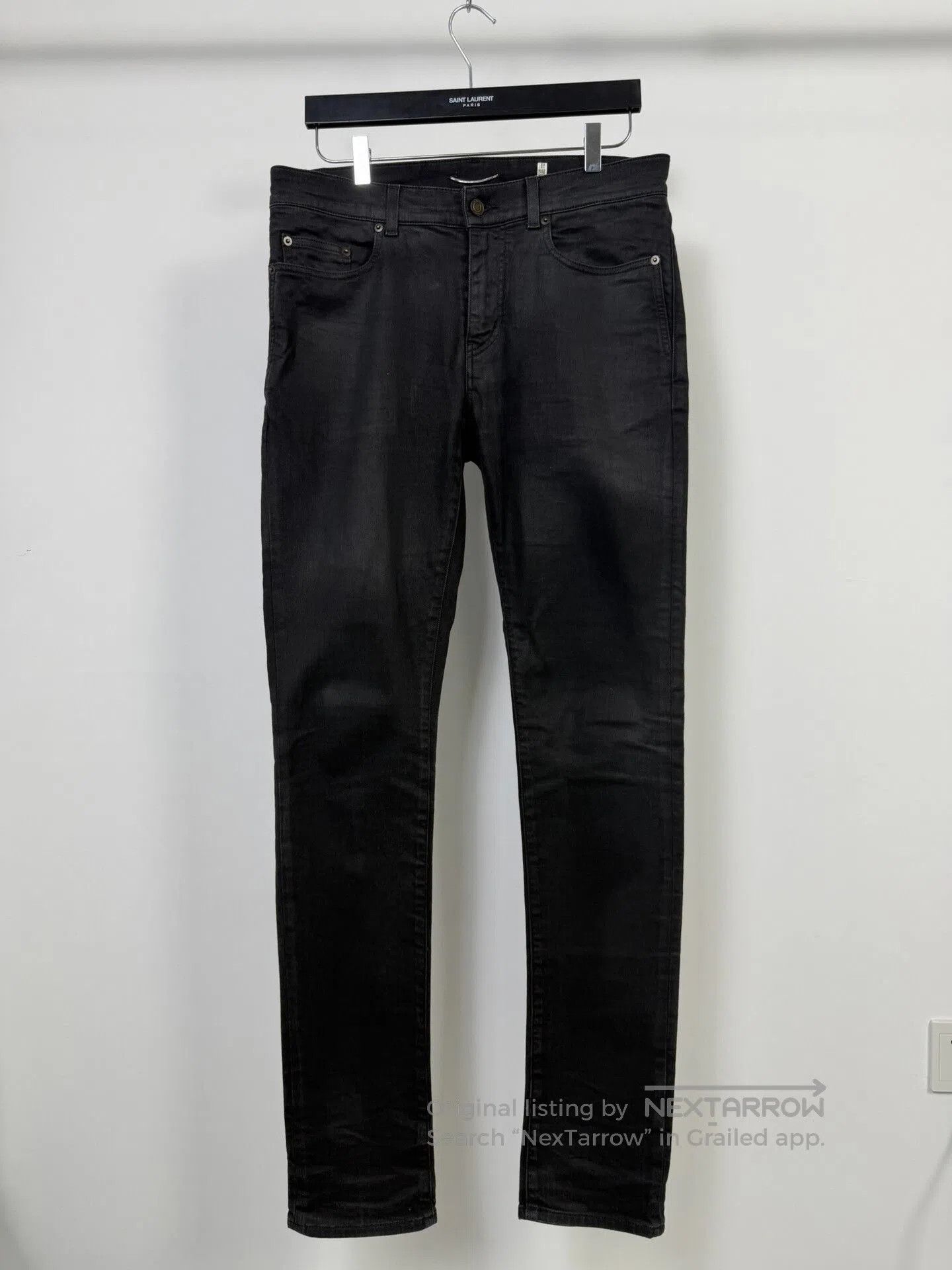 Saint Laurent Paris Saint Laurent Black Denim Jeans. Size US 32 / EU 48 - 1 Thumbnail