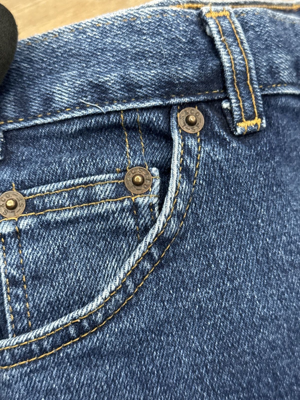 Levi's Vintage Clothing Vintage Levi’s 292 High Waisted Tapered Zip Ankle Jeans 90s Size 40" / US 18 - 5 Thumbnail