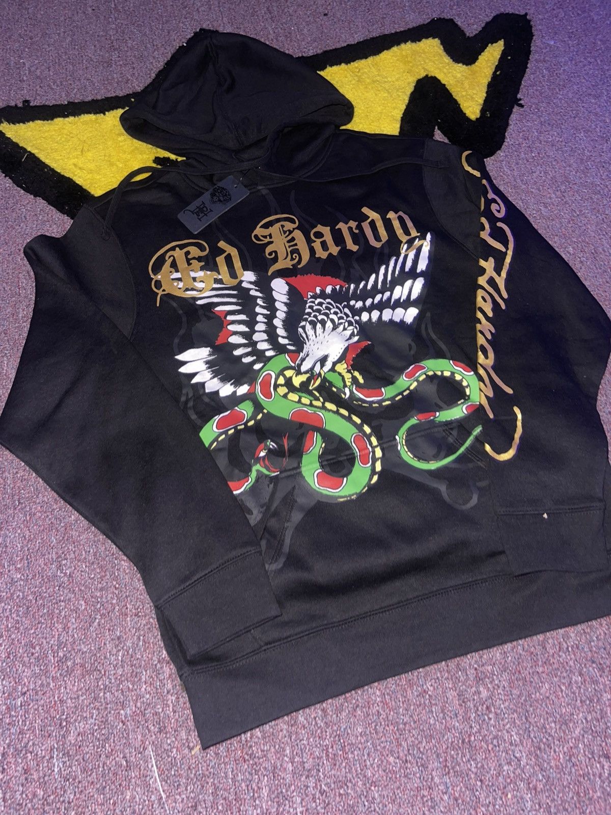 Ed Hardy × Vintage ED Hardy Eagle Snake Hoodie S Size US S / EU 44-46 / 1 - 9 Thumbnail
